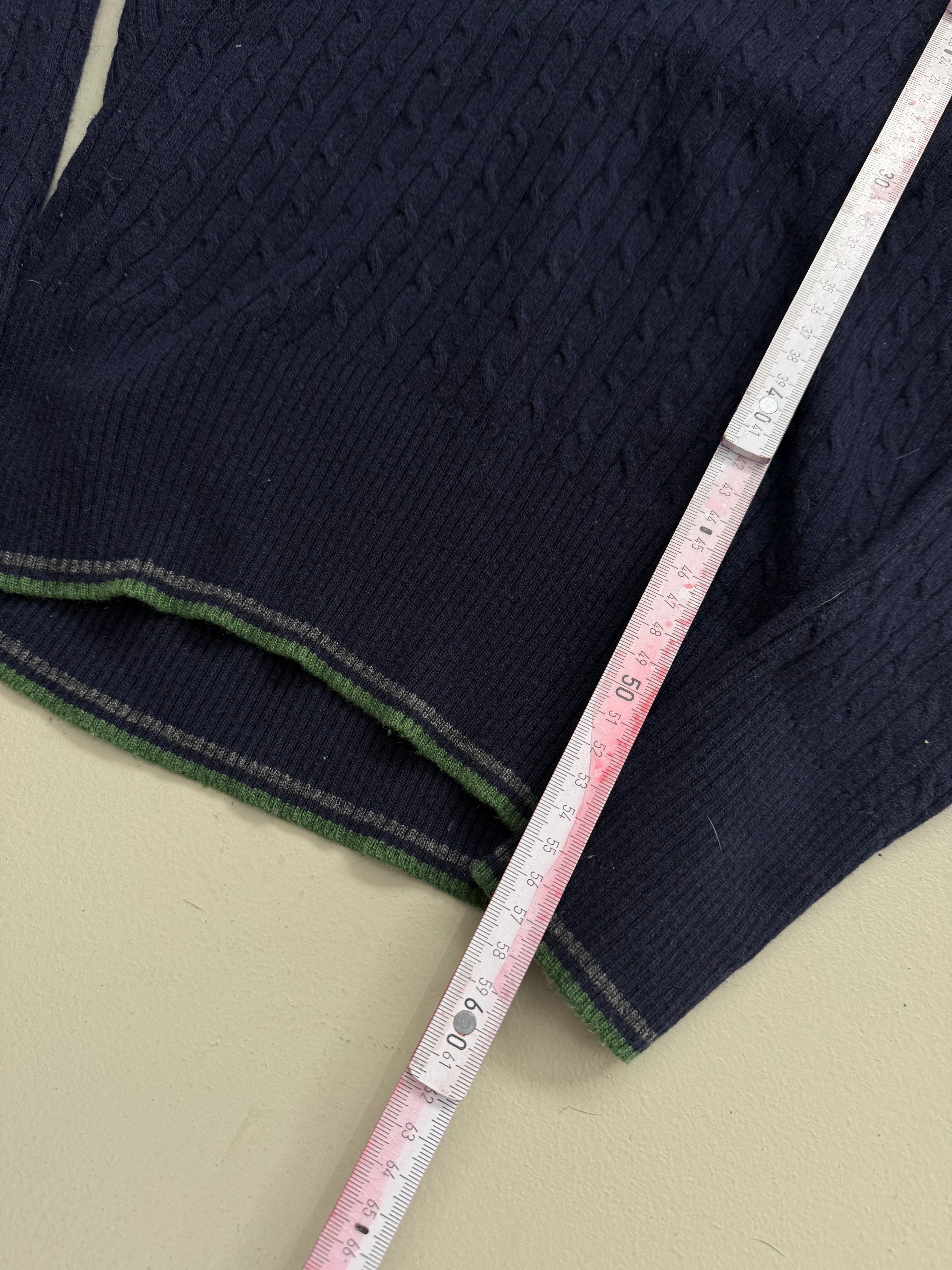 Vintage Fred Perry Dark Blue Knit Sweater L