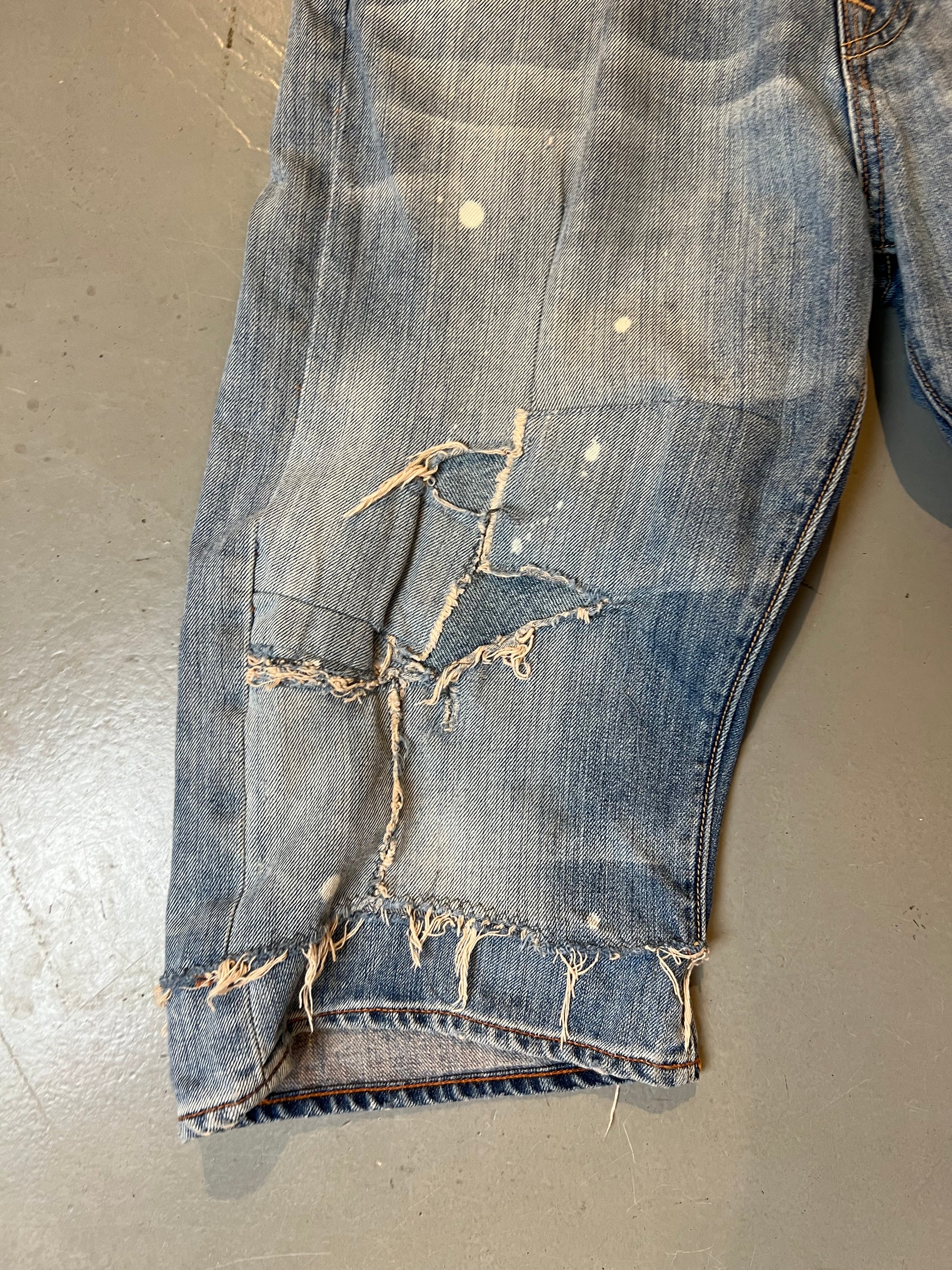 Vintage Ed Hardy Blue Jorts L