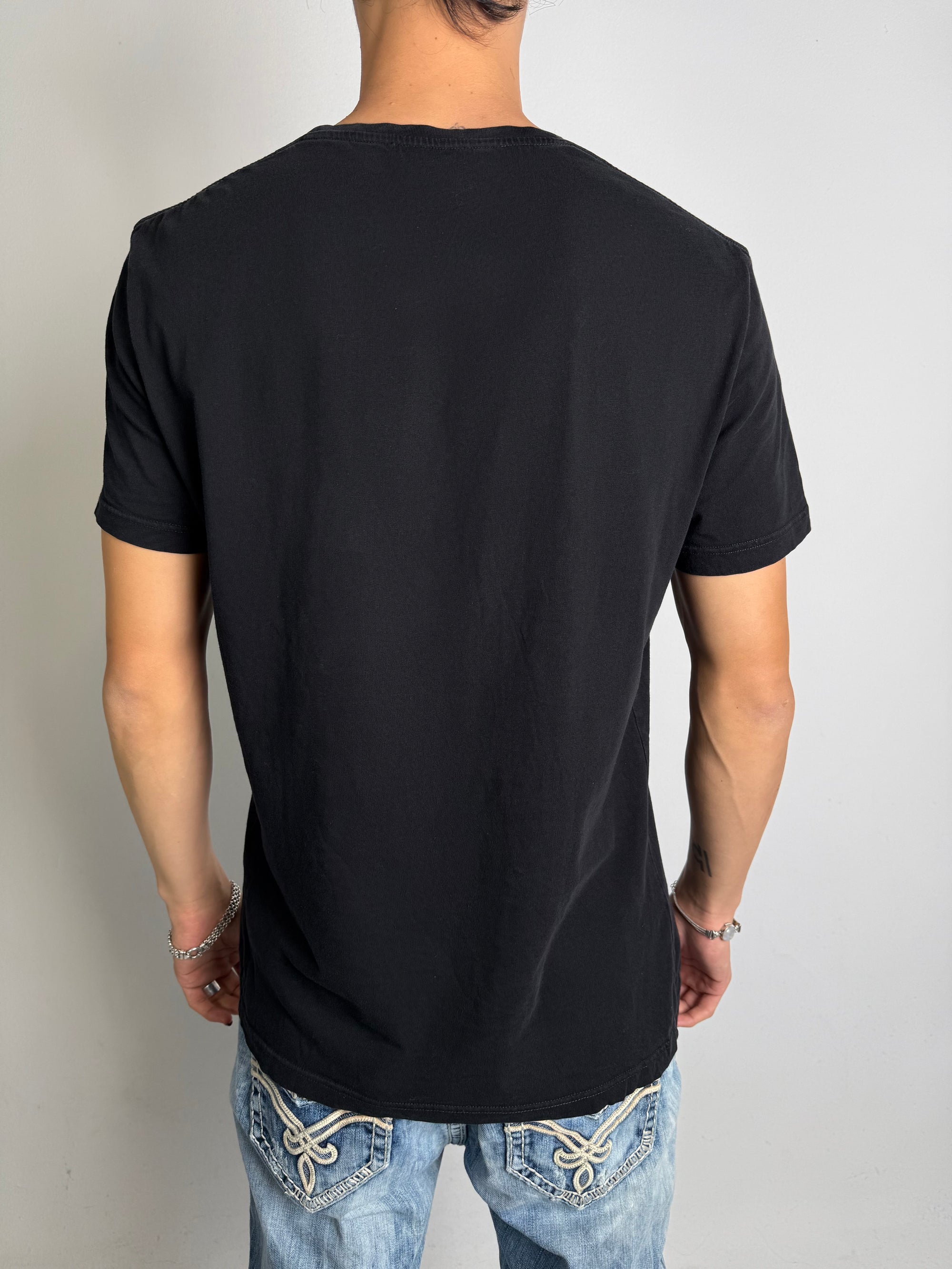 Vintage Alexander McQueen Black Printed T-Shirt M