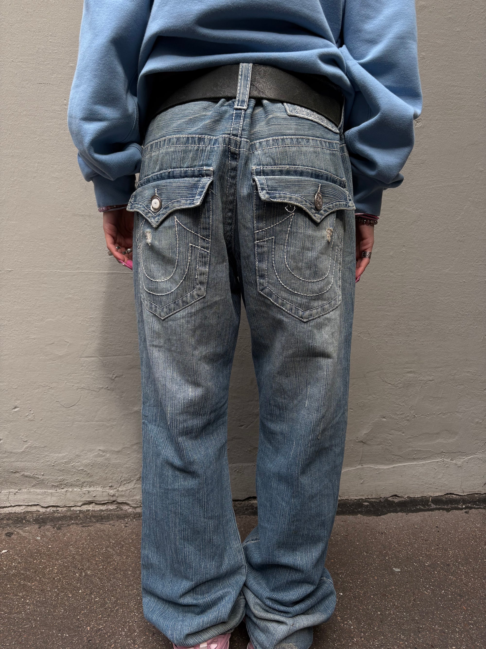 Vintage True Religion Stitched Denim L/XL