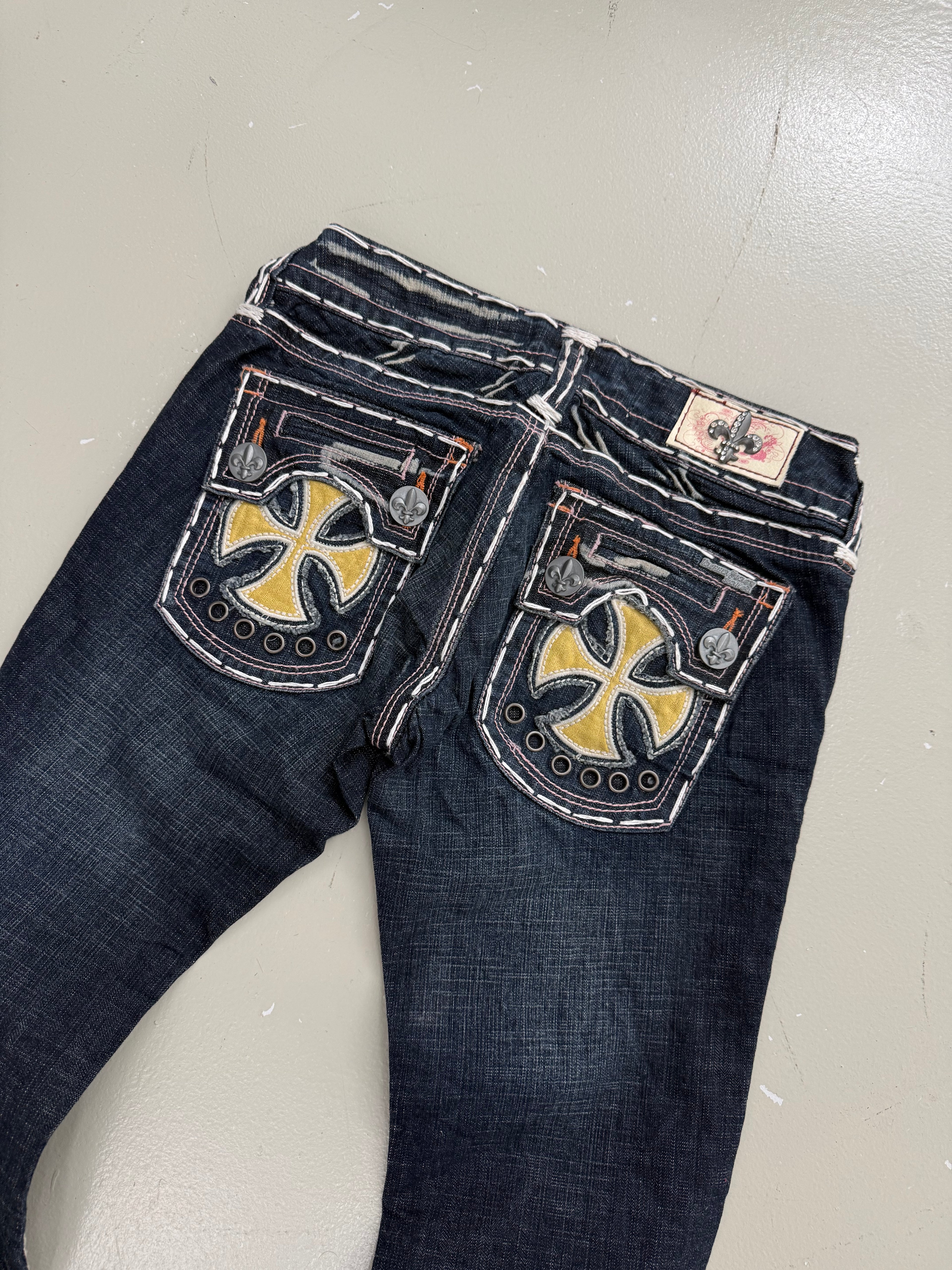 Y2K Laguna Beach „Caspitrano Beach“ Low Waist Denim XXS/XS + BOX