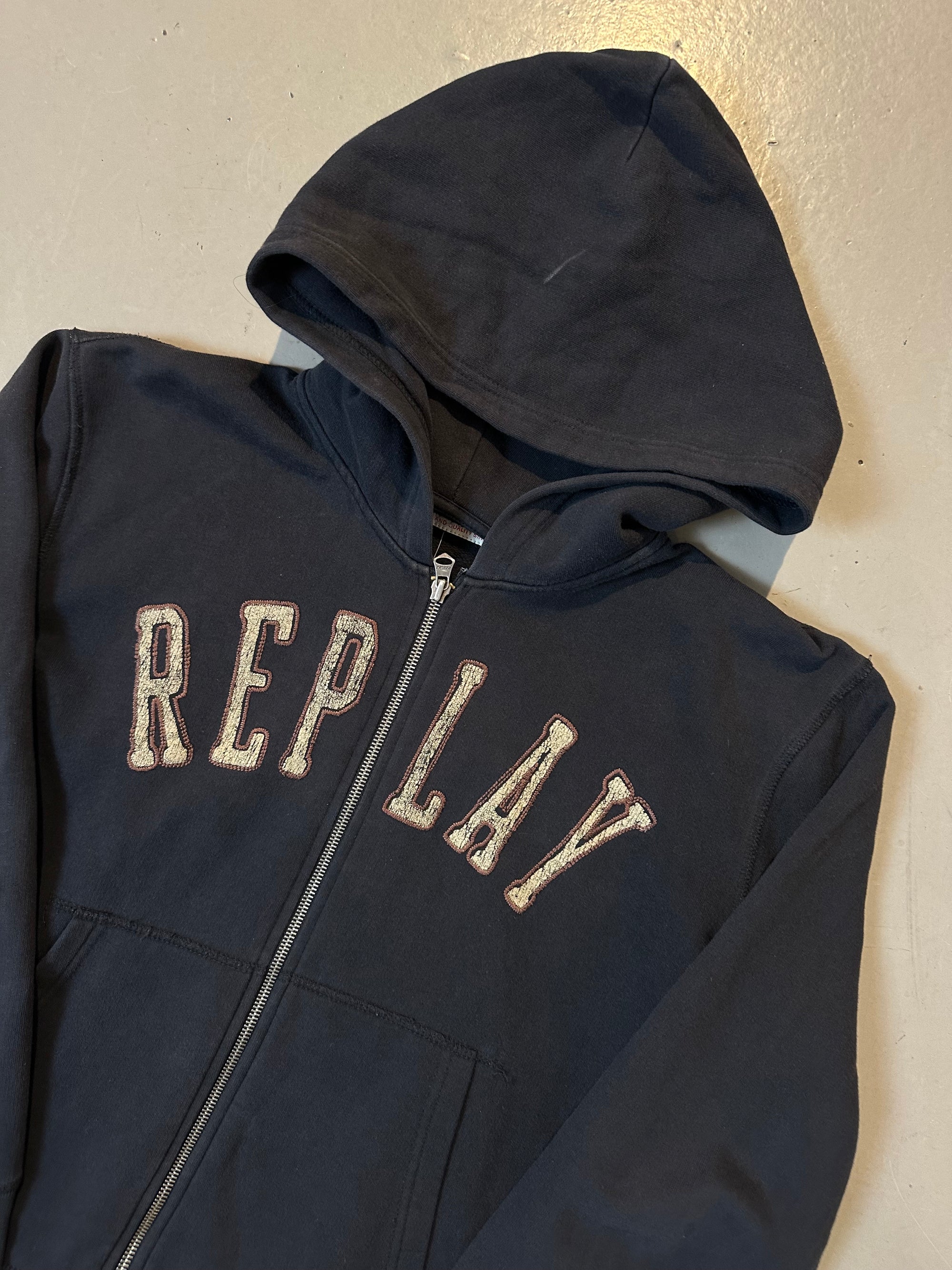 Vintage Blue Replay Zip Jacket M/L