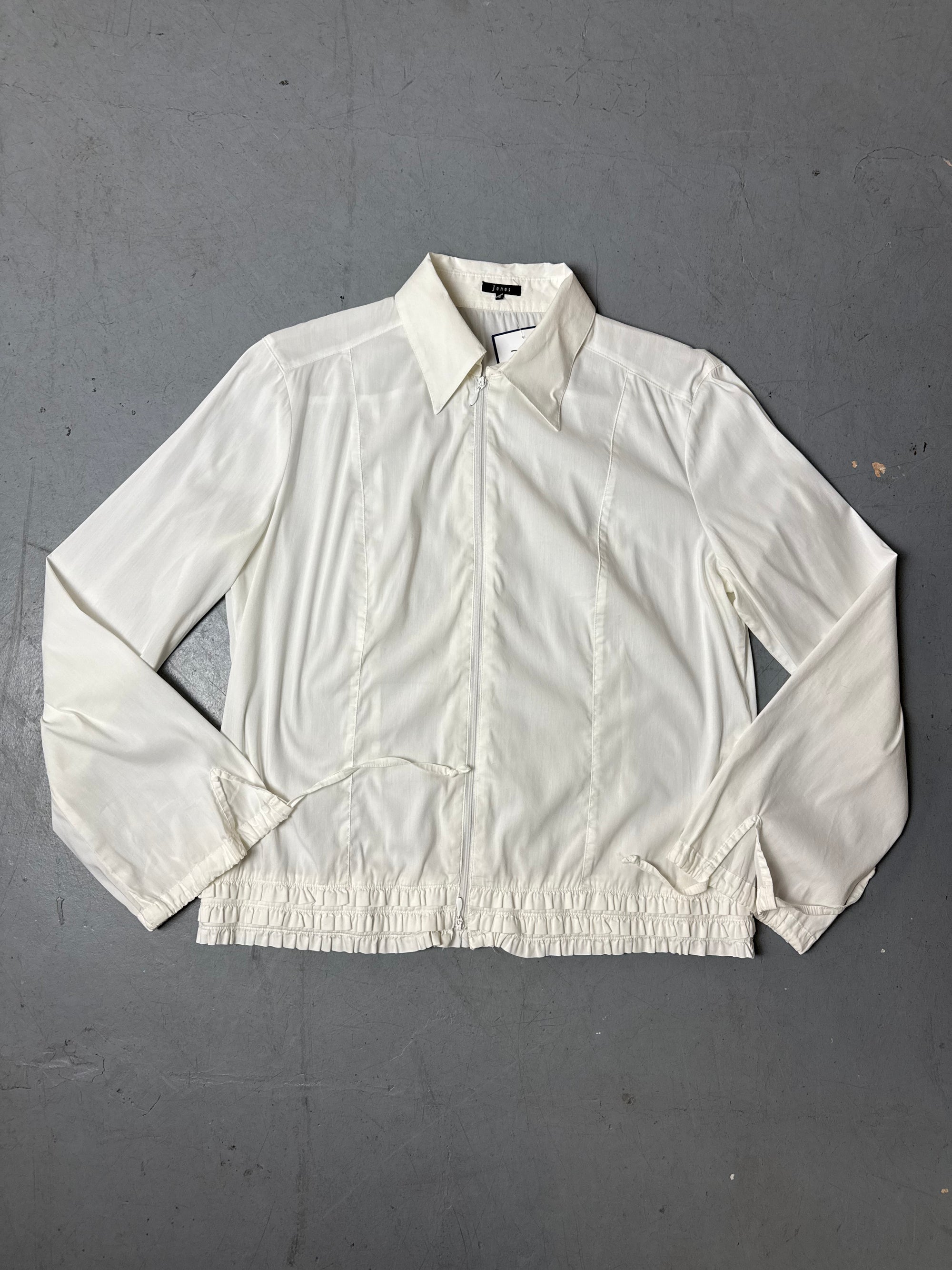 Vintage Jones Zip Up Blouse M/L