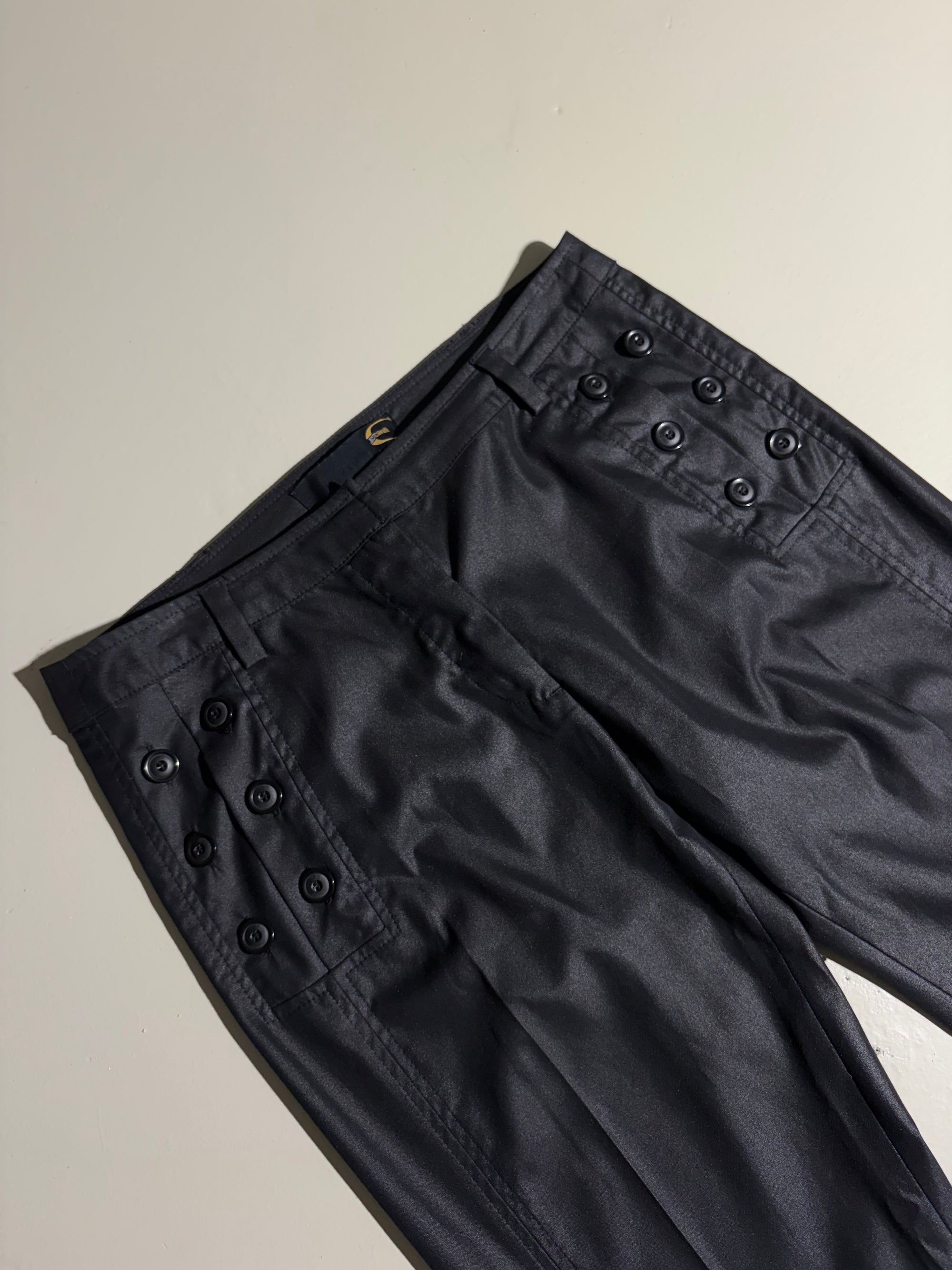 Vintage Black Cavalli Suit Pants M/L