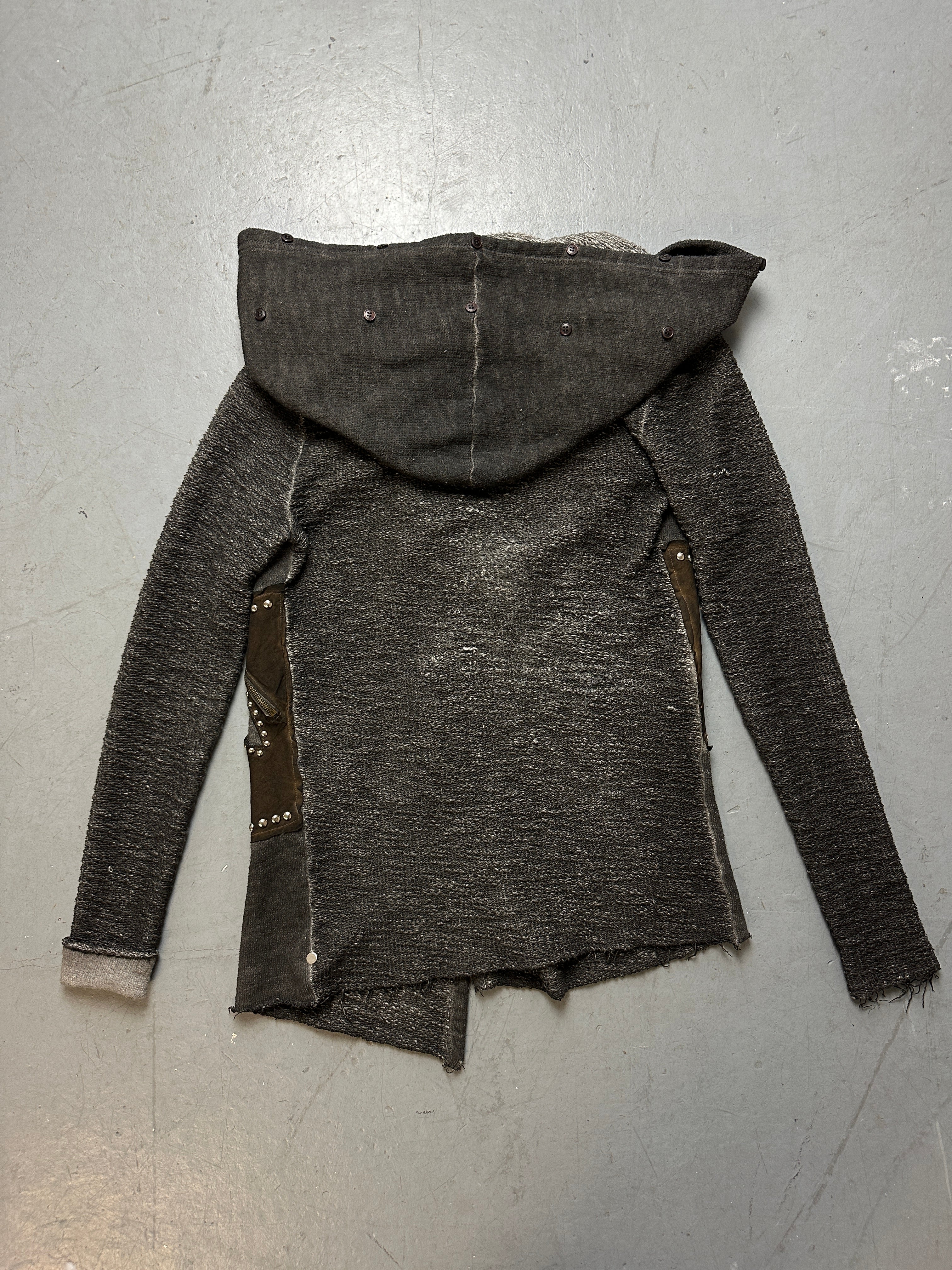 Produktbild von Vintage Sexy Woman Hooded Cardigan M/L von hinten