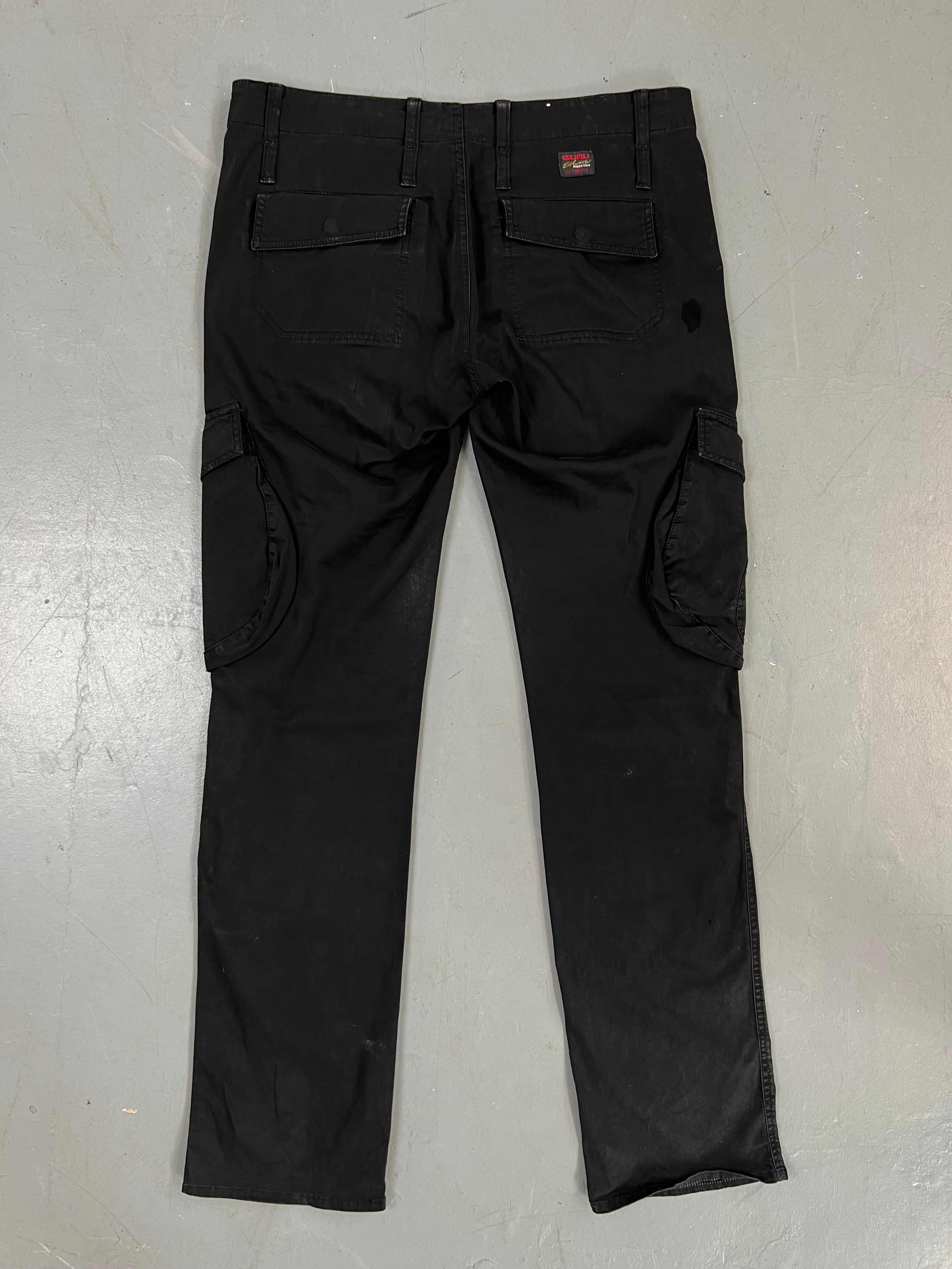 Vintage Guru Black Cargo Cargo Pants M/L
