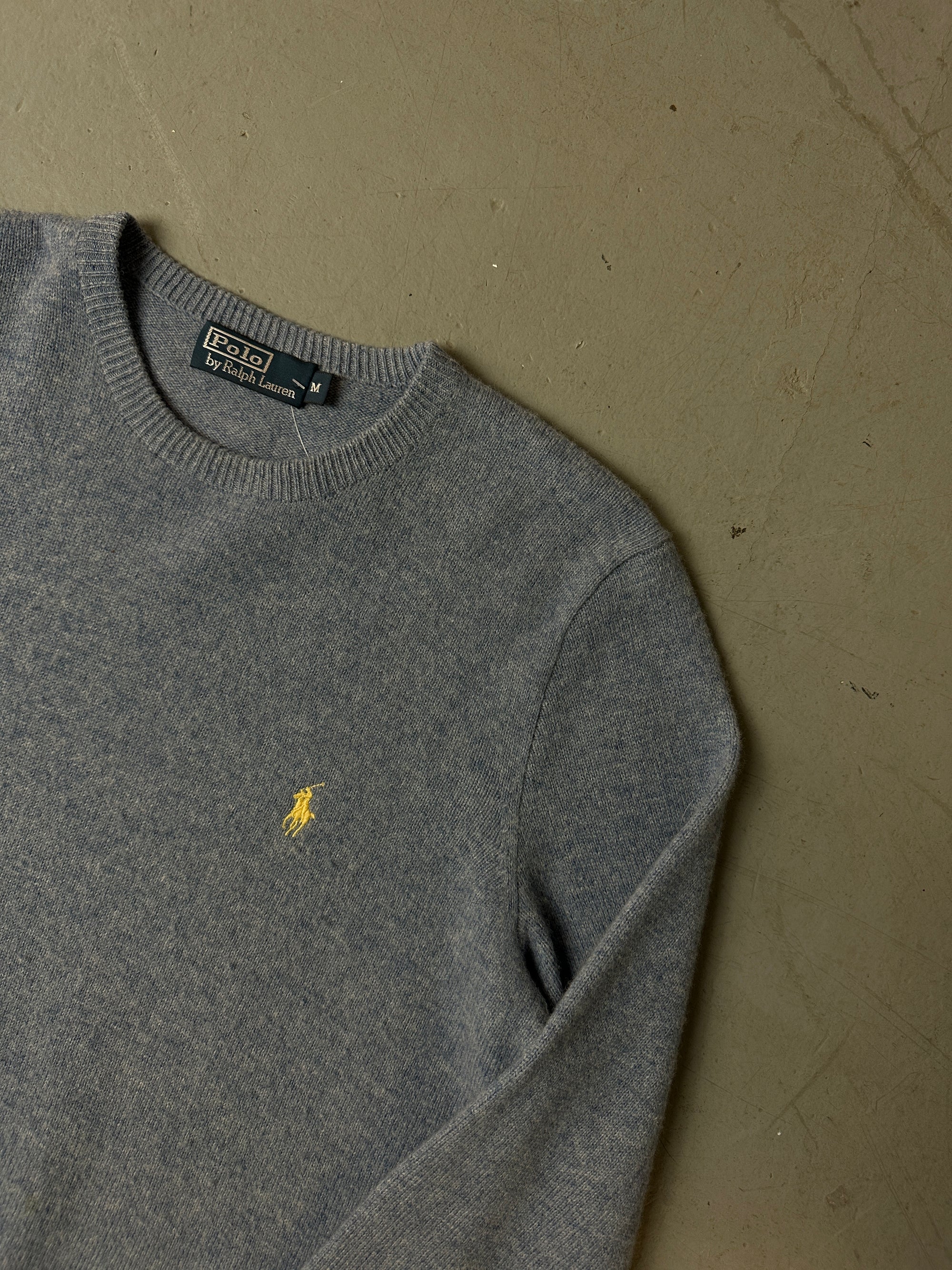 Detailliertes Produktbild von Vintage Polo Ralph Lauren Knit Sweater M/L von vorne
