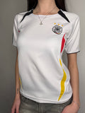 Tragebild von Vintage Germany Ballack Fan Jersey S von vorne