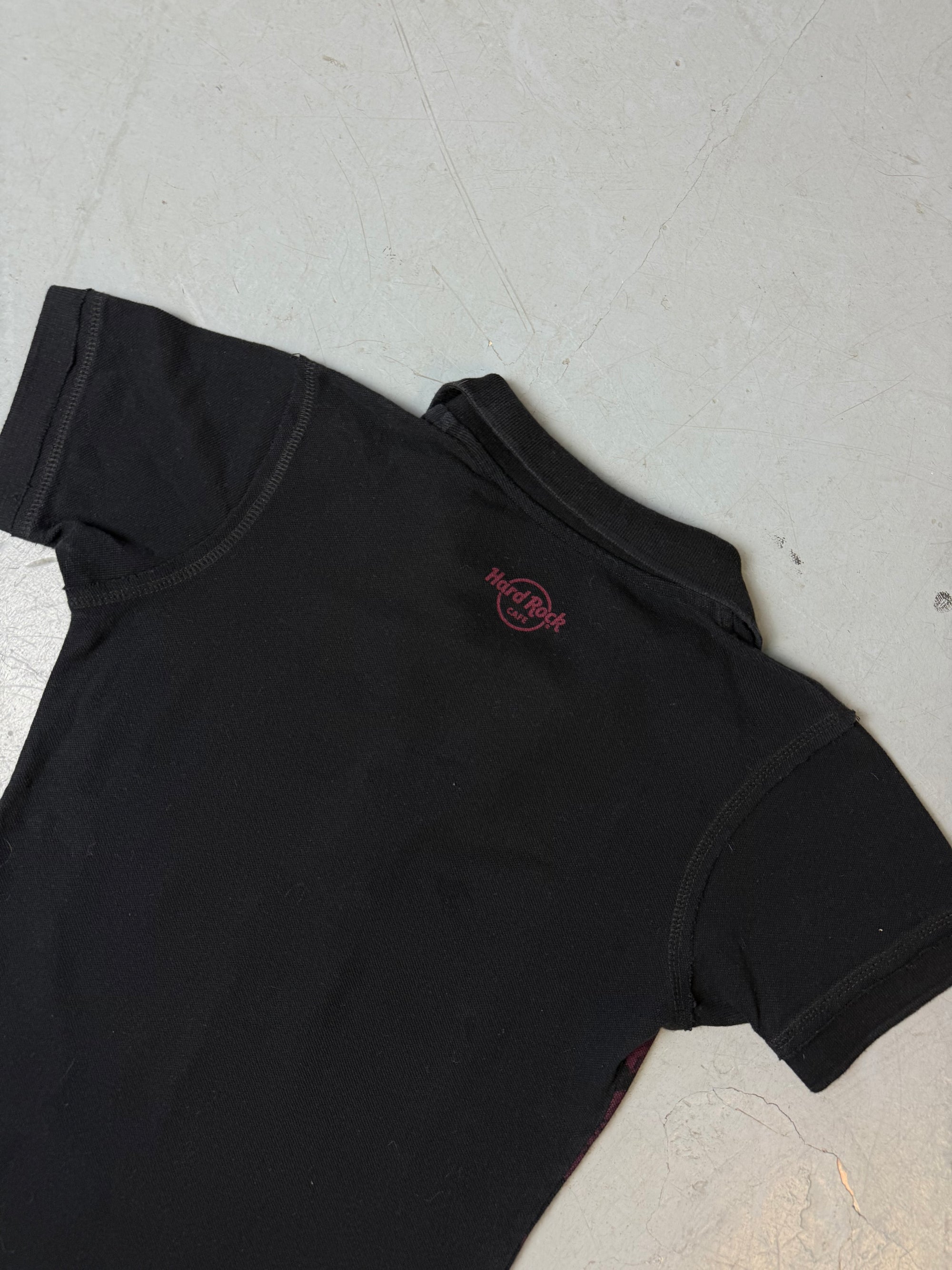 Vintage Hard Rock Café „Live Love Rock“ Printed Polo S