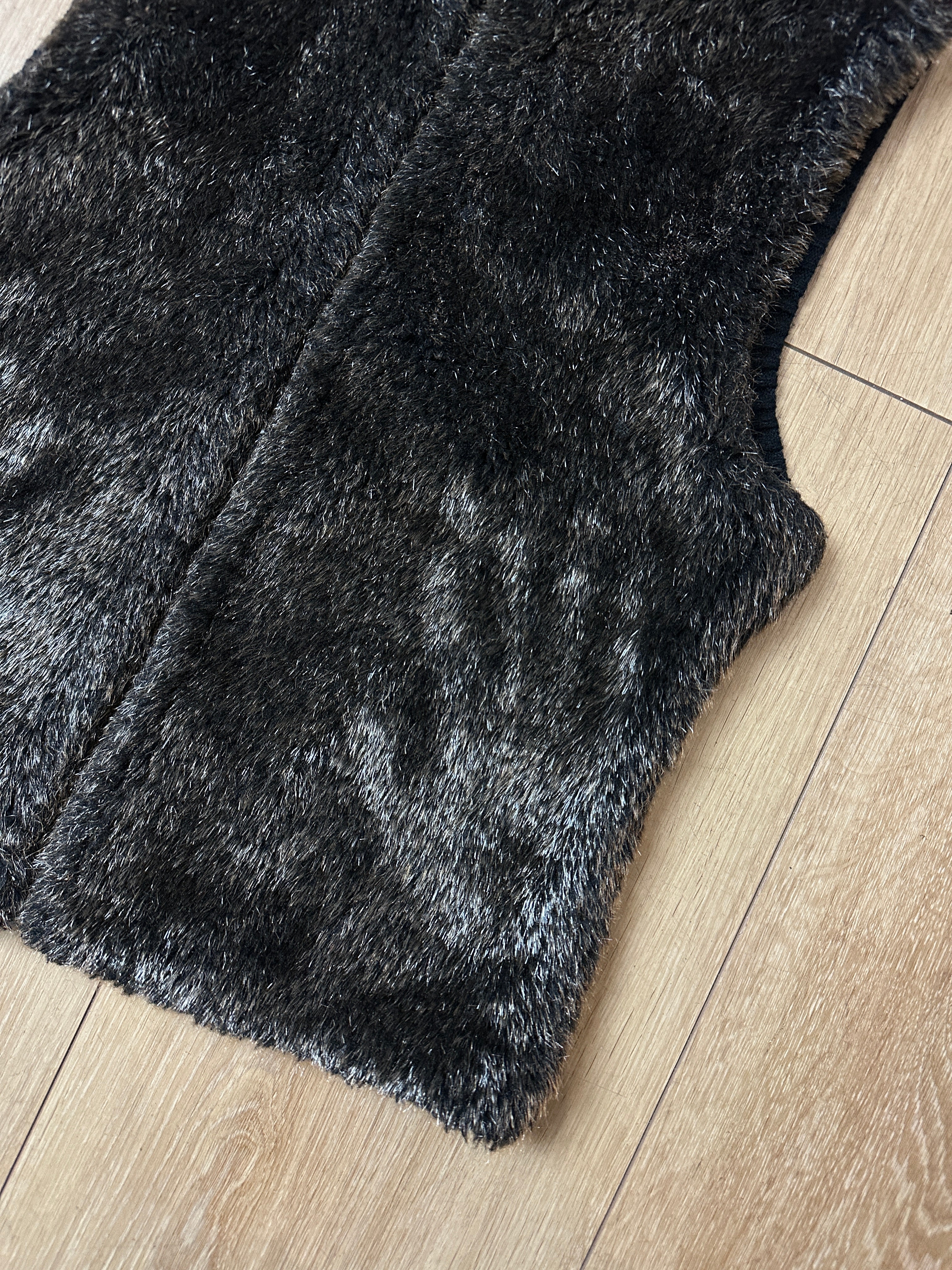 Vintage Faux Fur Vest M