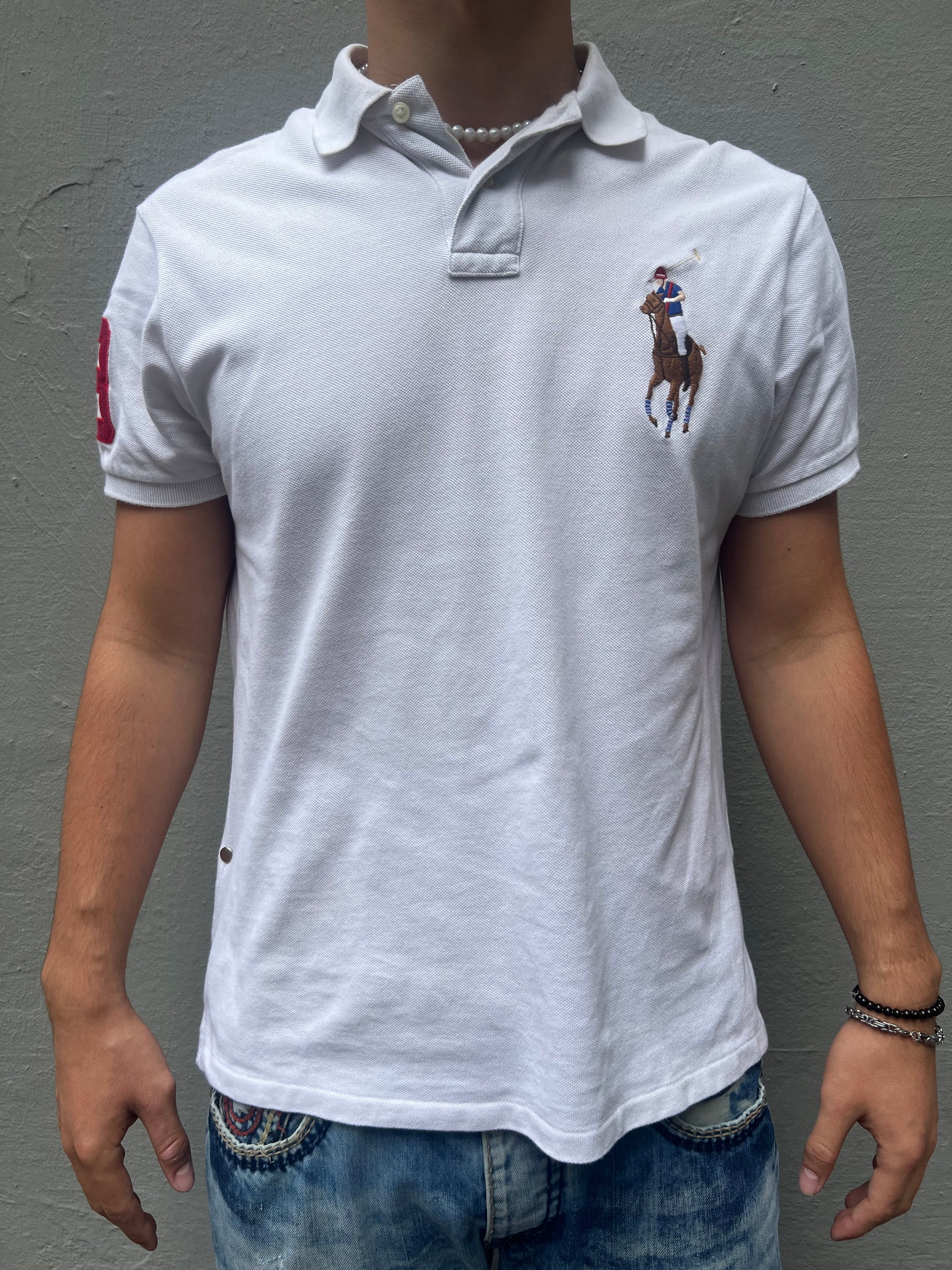 Vintage Ralph Lauren Polo White L/XL