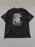 Vintage Neighborhood T-Shirt für Herren. Y2K Second Hand 2000s Fashion 