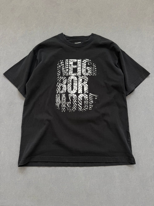 Vintage Neighborhood T-Shirt für Herren. Y2K Second Hand 2000s Fashion 