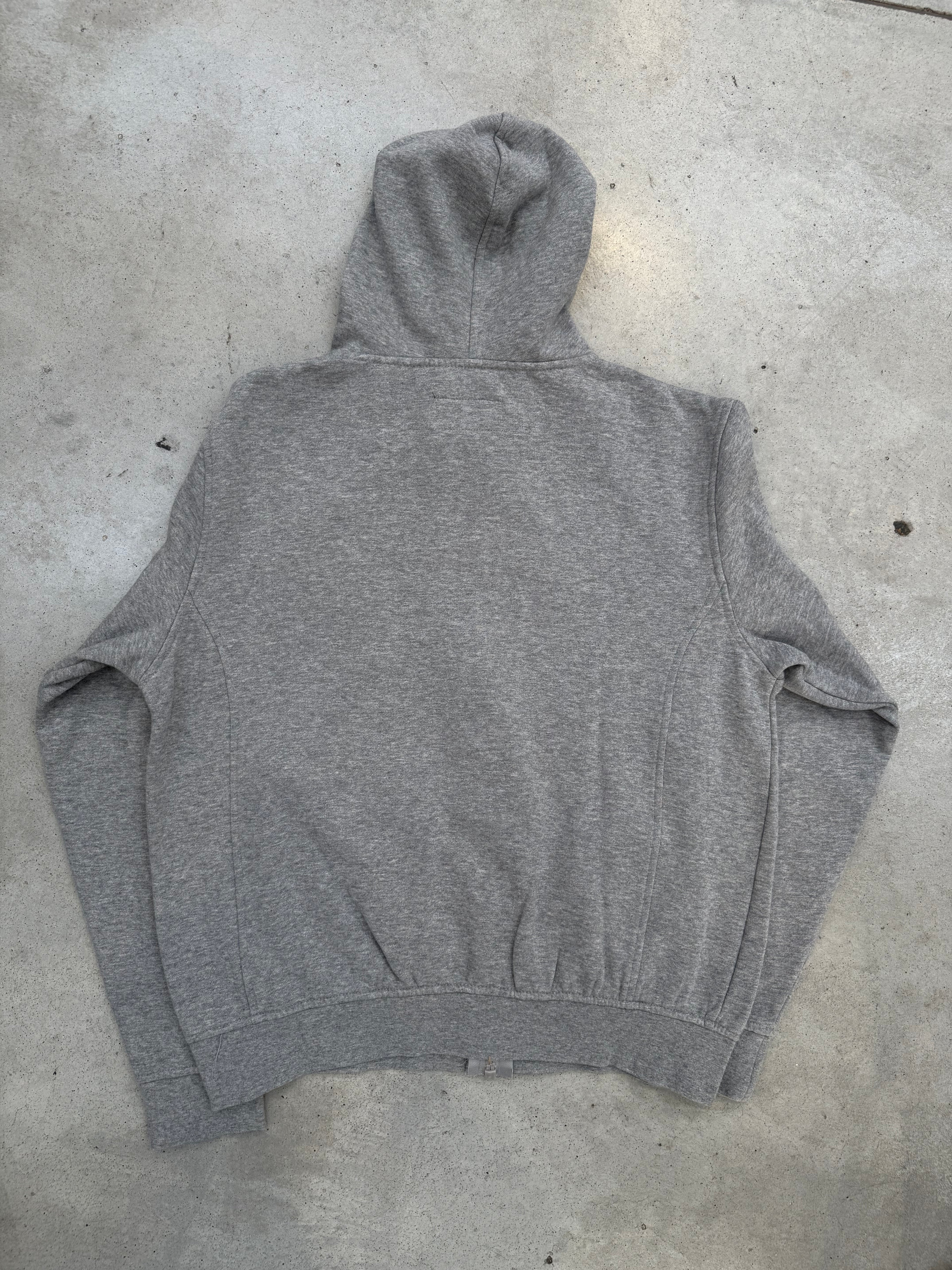 Vintage Fila Grey Zip Up Hoodie L/XL