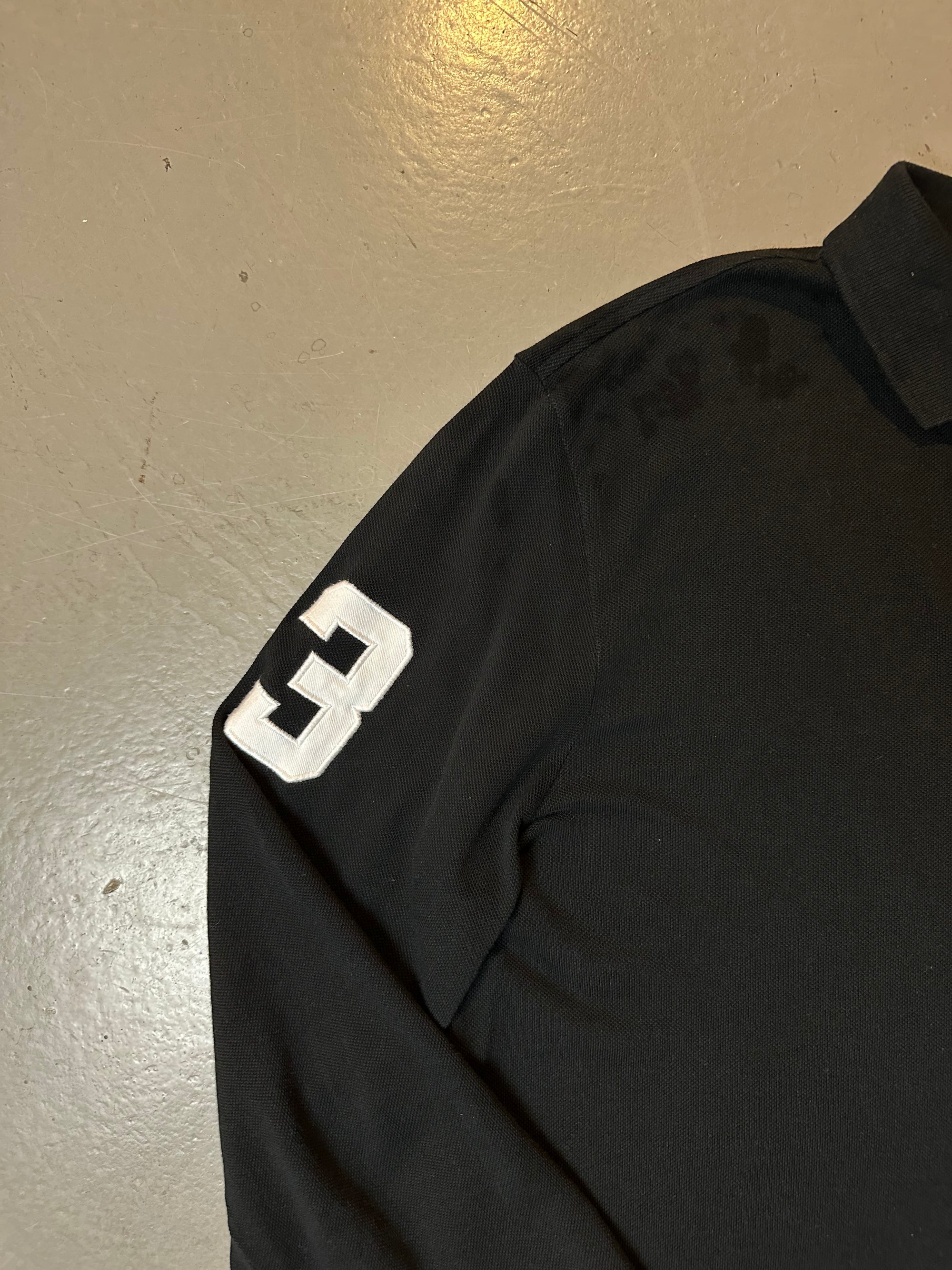 Vintage Black Polo Ralph Lauren Longsleeve M