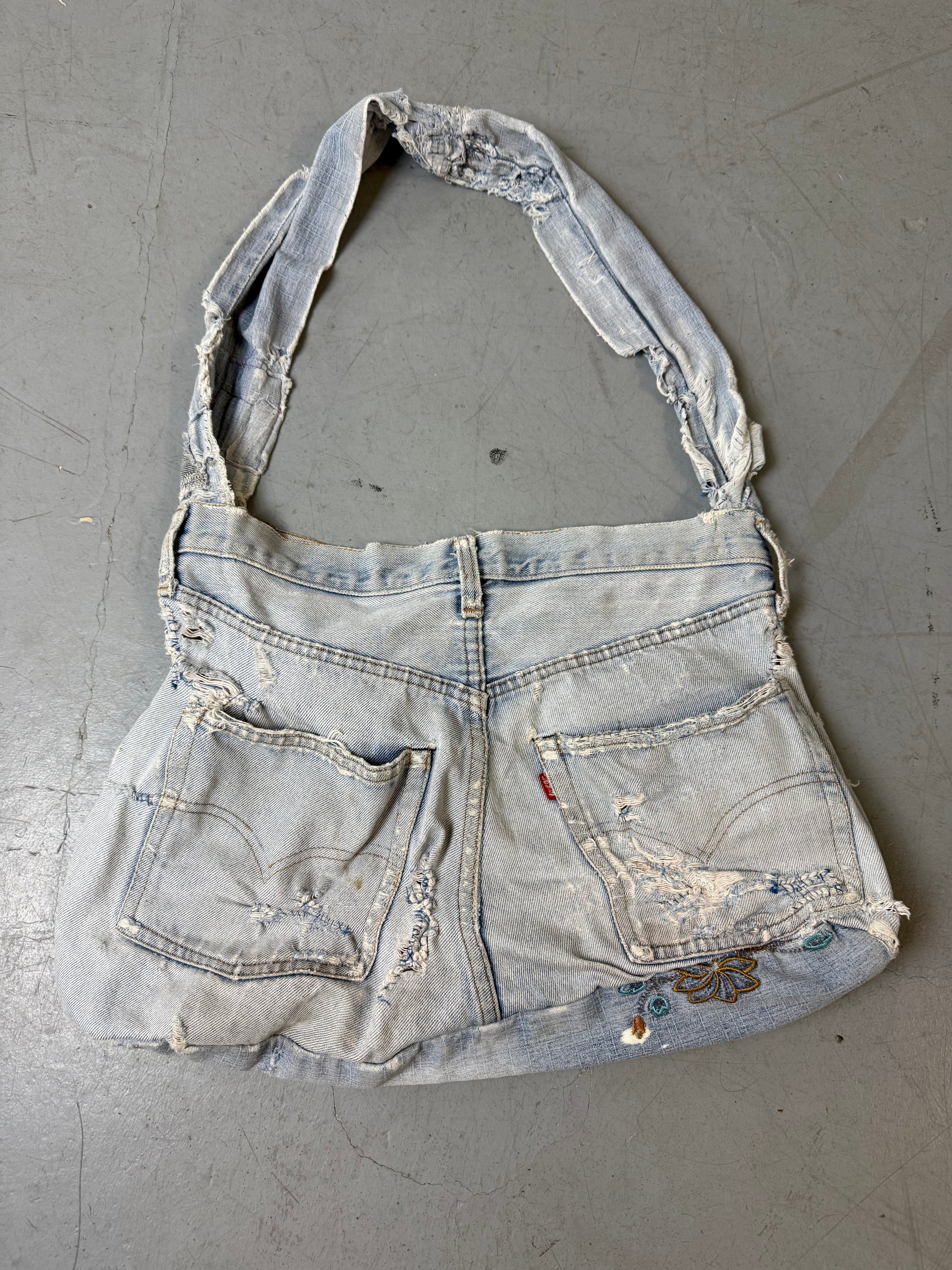 Vintage Denim Reworked Bag