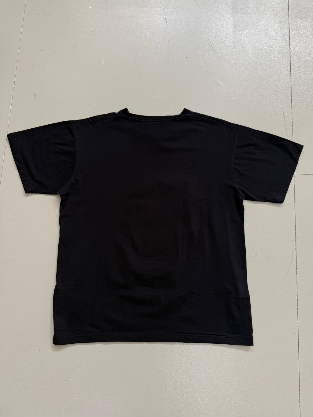 Vintage Printed Skull Fishbone Tee für Jungs. Y2K second hand 2000s Fashion