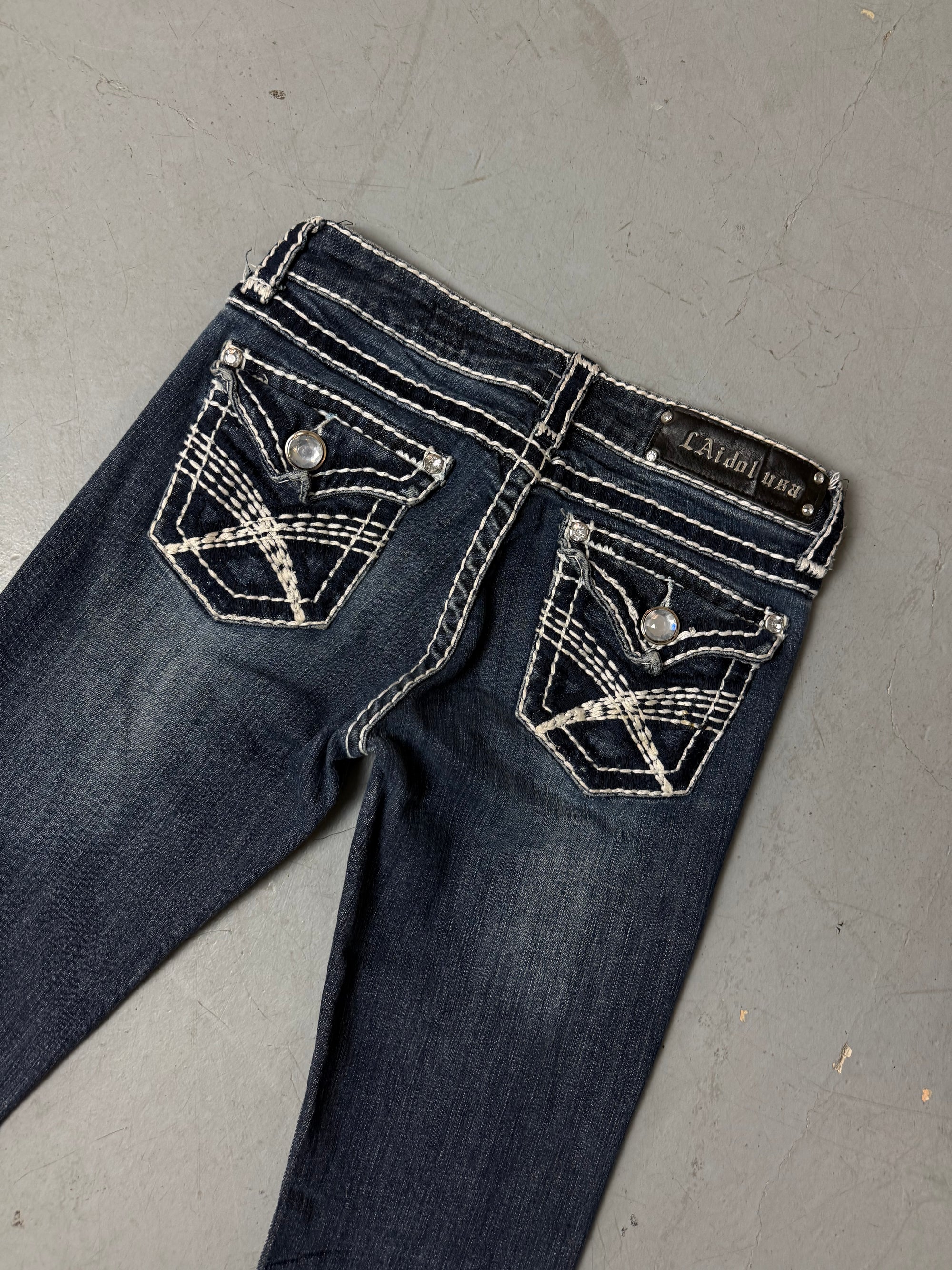 Vintage LA Idol Low Waist Straight Leg Denim XS