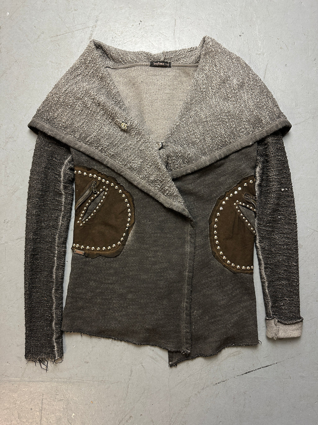 Produktbild von Vintage Sexy Woman Hooded Cardigan M/L von vorne