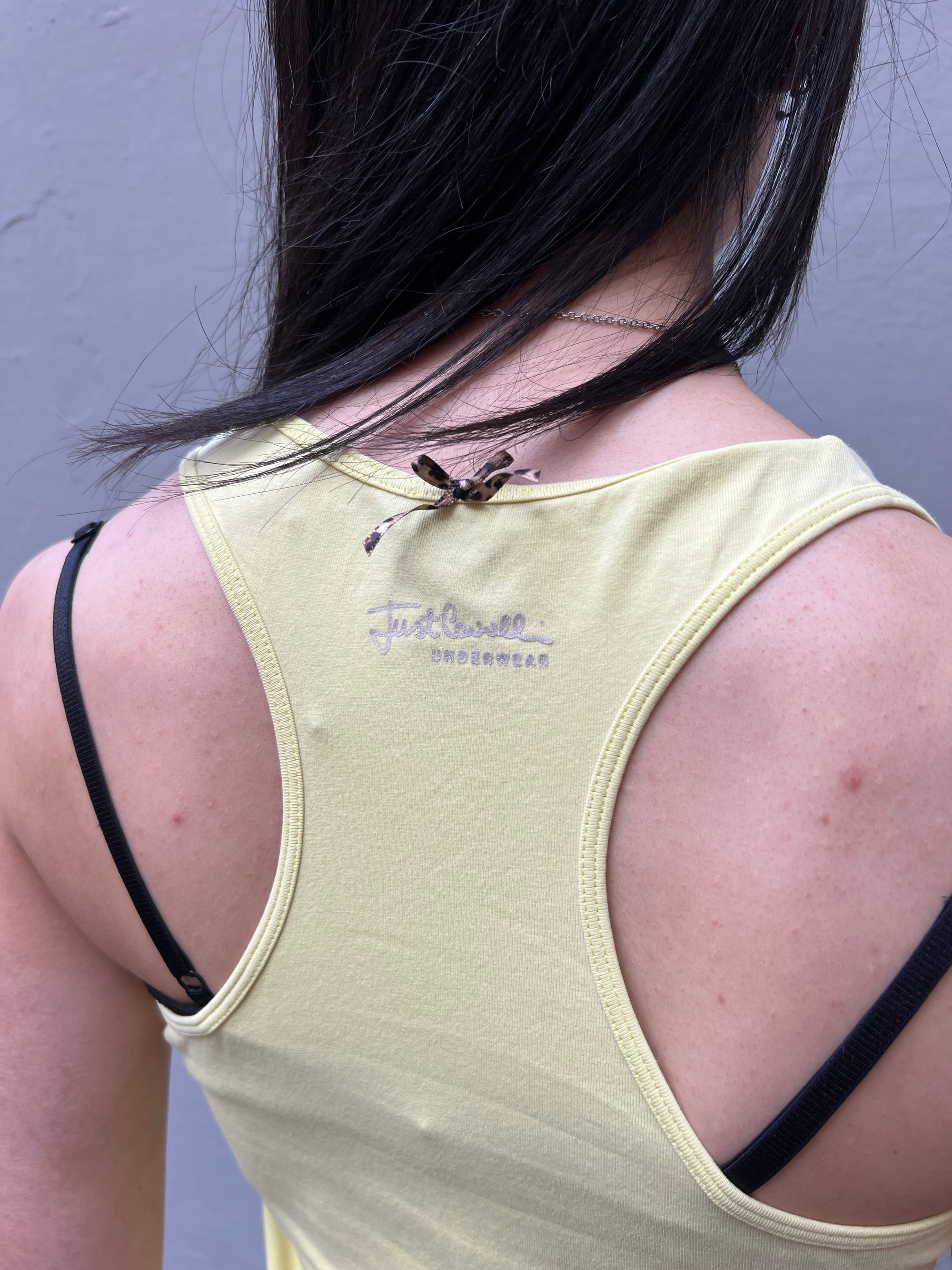 Vintage Yellow Just Cavalli Mini Dress S