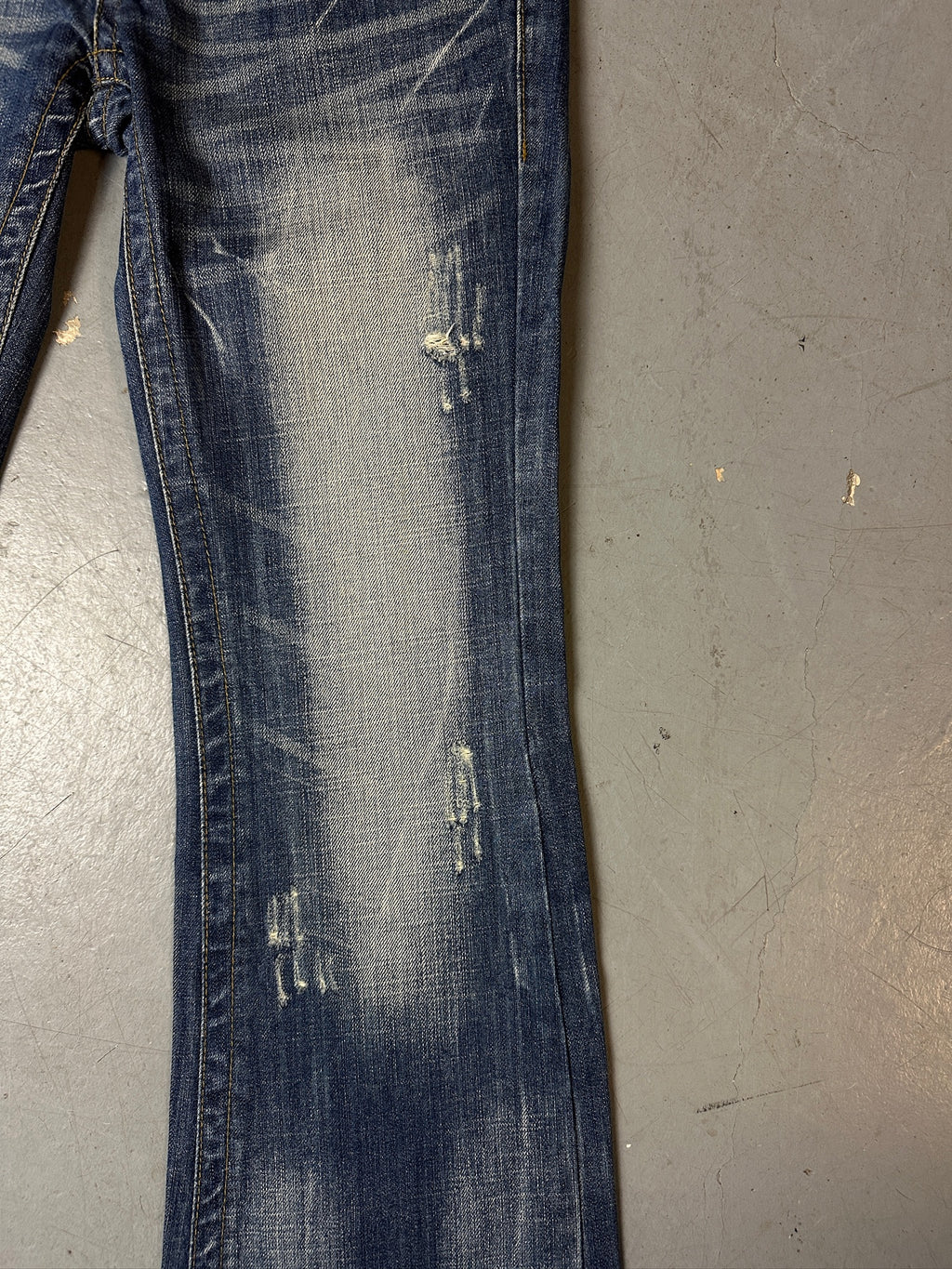 Vintage Choox Bootcut Jeans with Backprint XS