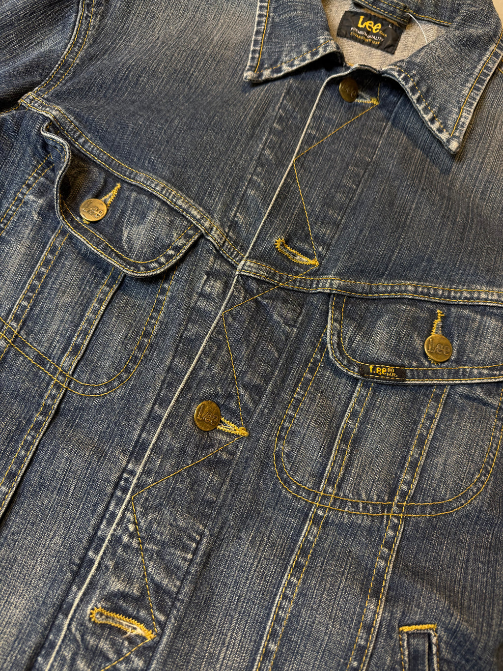 Vintage Lee Blue Washed Denim Jacket S/M