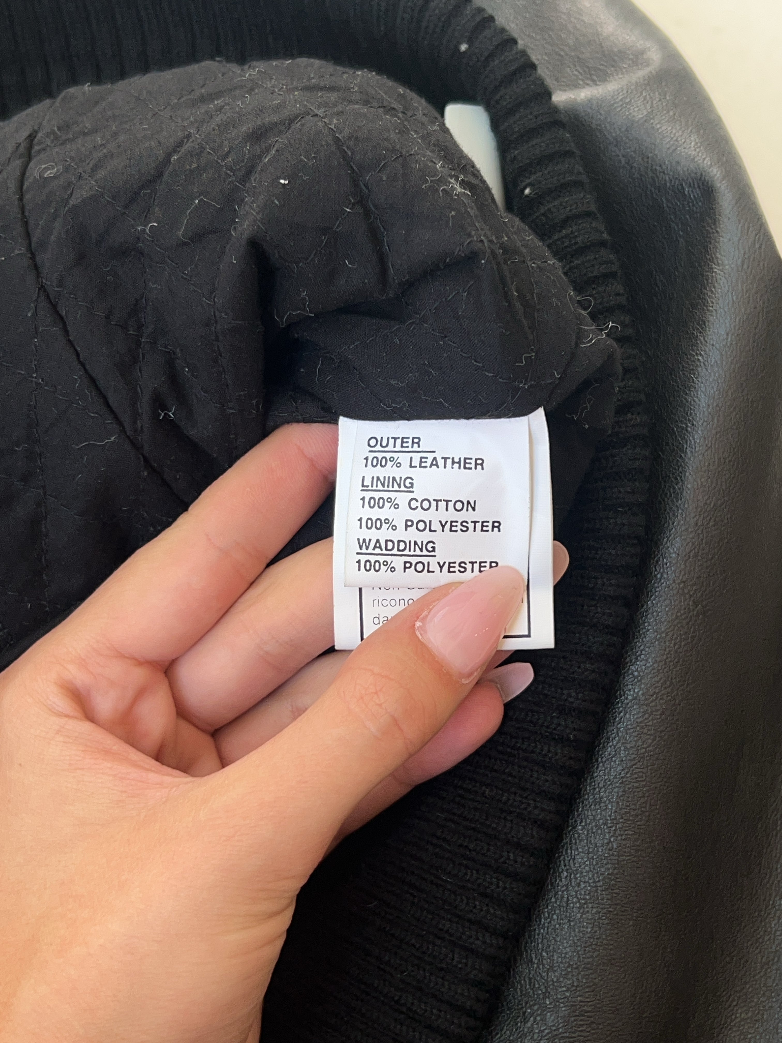 Vintage Italian Leder Jacke (S)