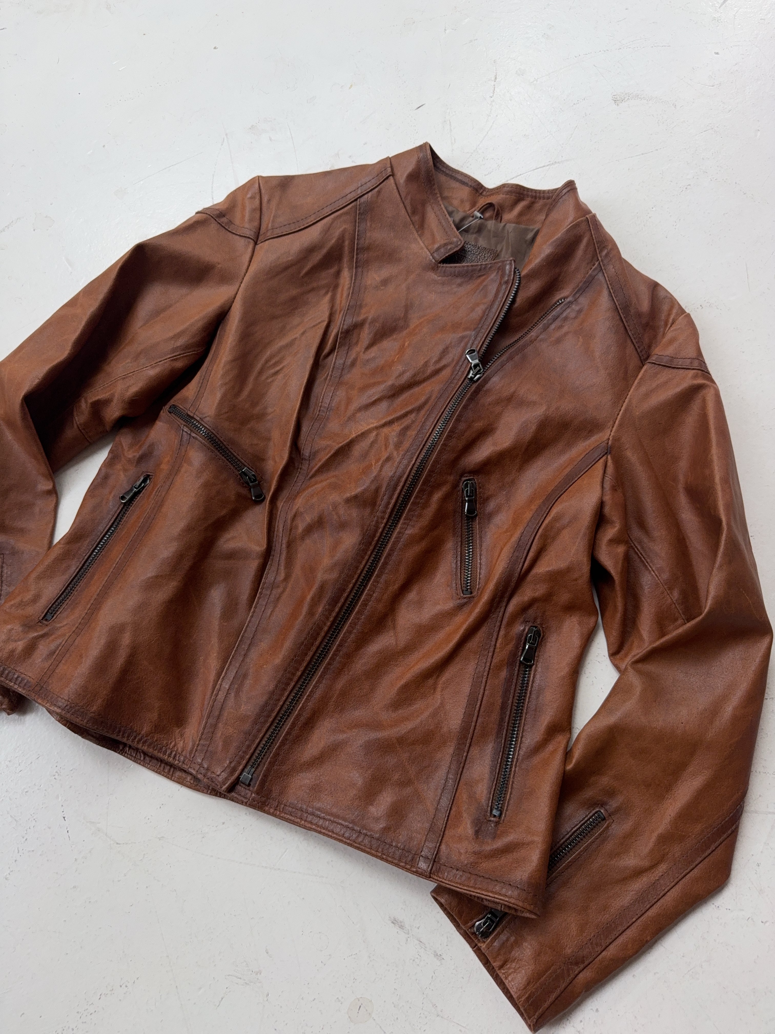 Vintage Bata Leder Jacke (L)