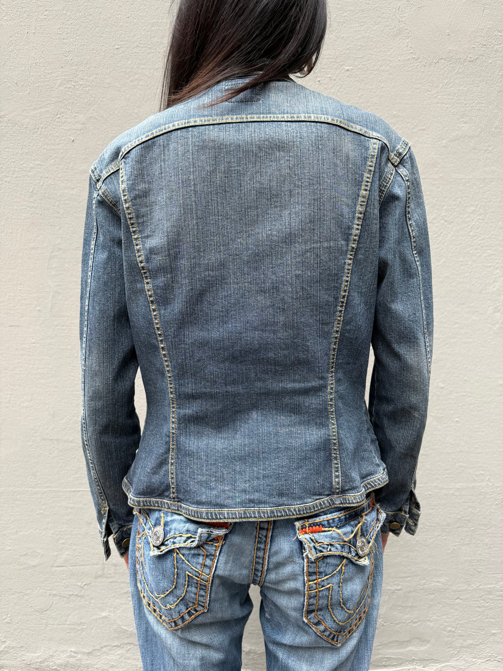 Vintage Lee Blue Washed Denim Jacket S/M