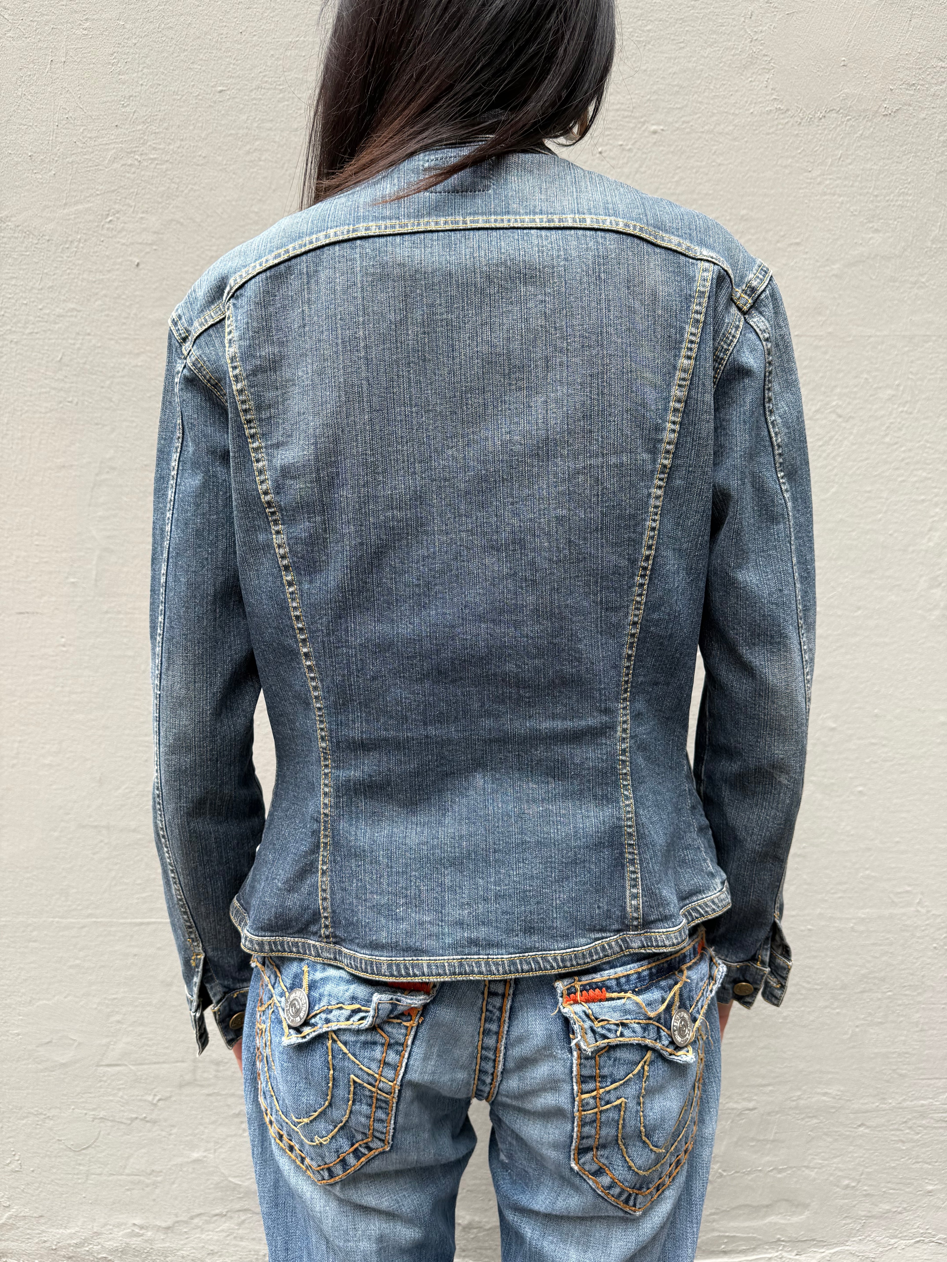 Vintage Lee Blue Washed Denim Jacket S/M