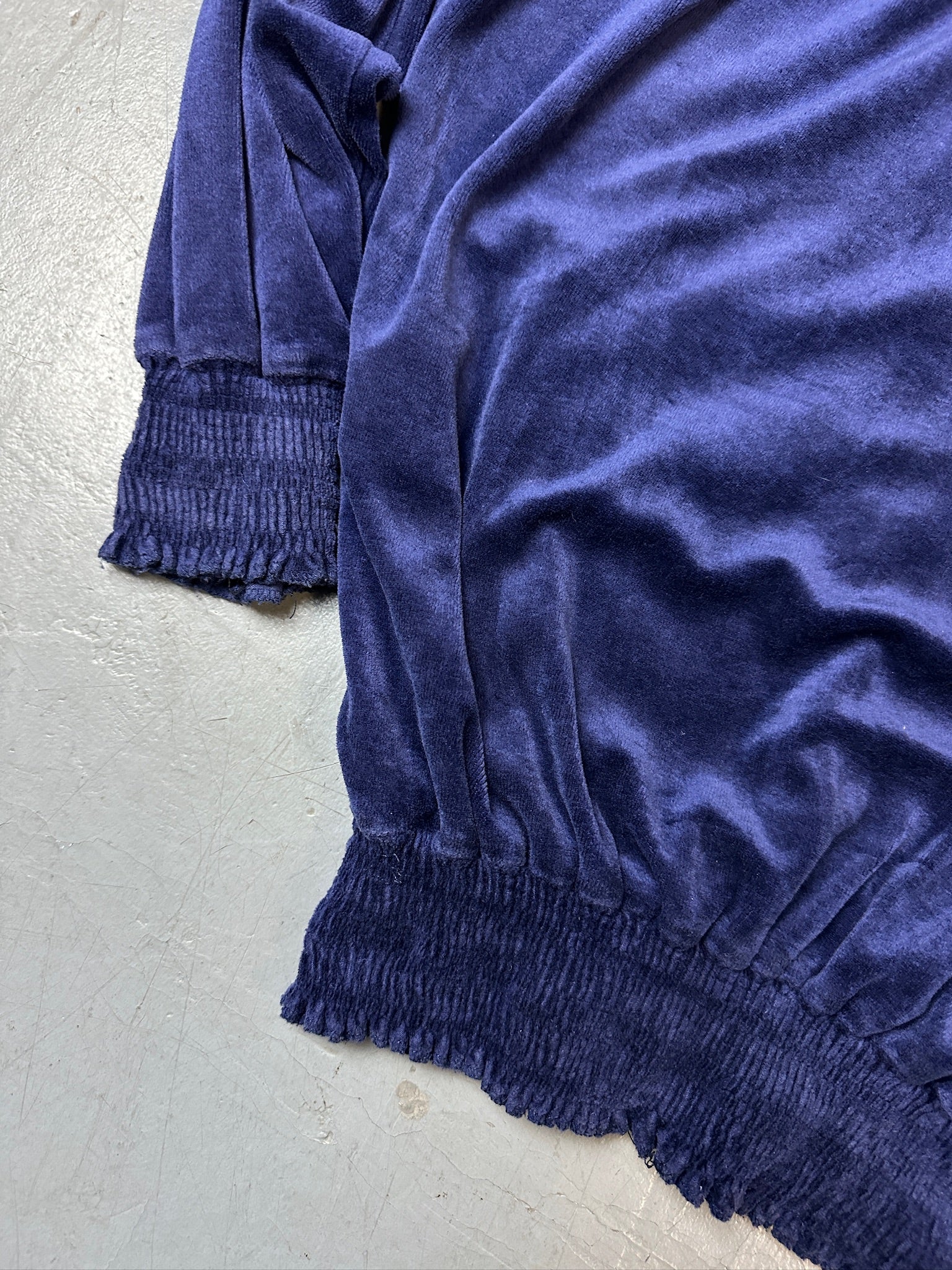 Vintage Moncler Violet Velvet Track Set S