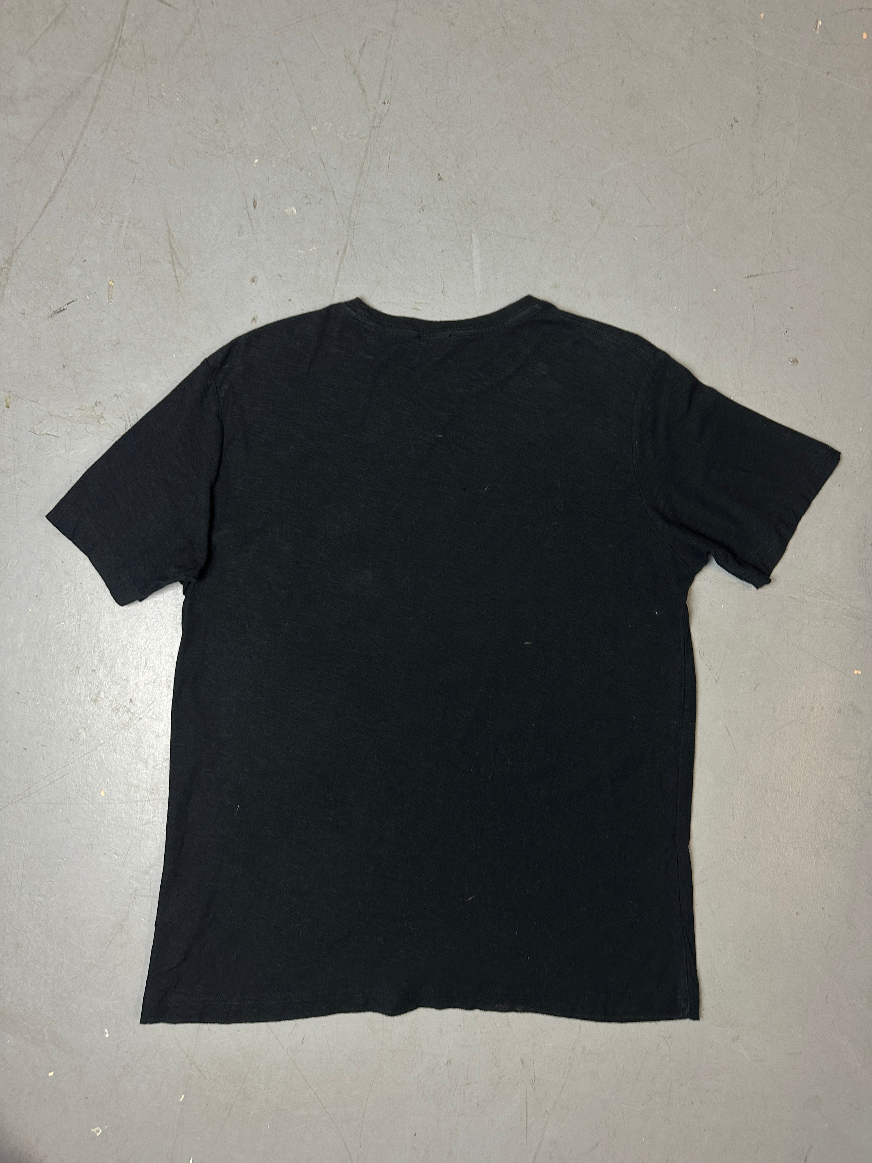 Produktbild von Vintage Black Printed & Studded Diesel T-Shirt von hinten