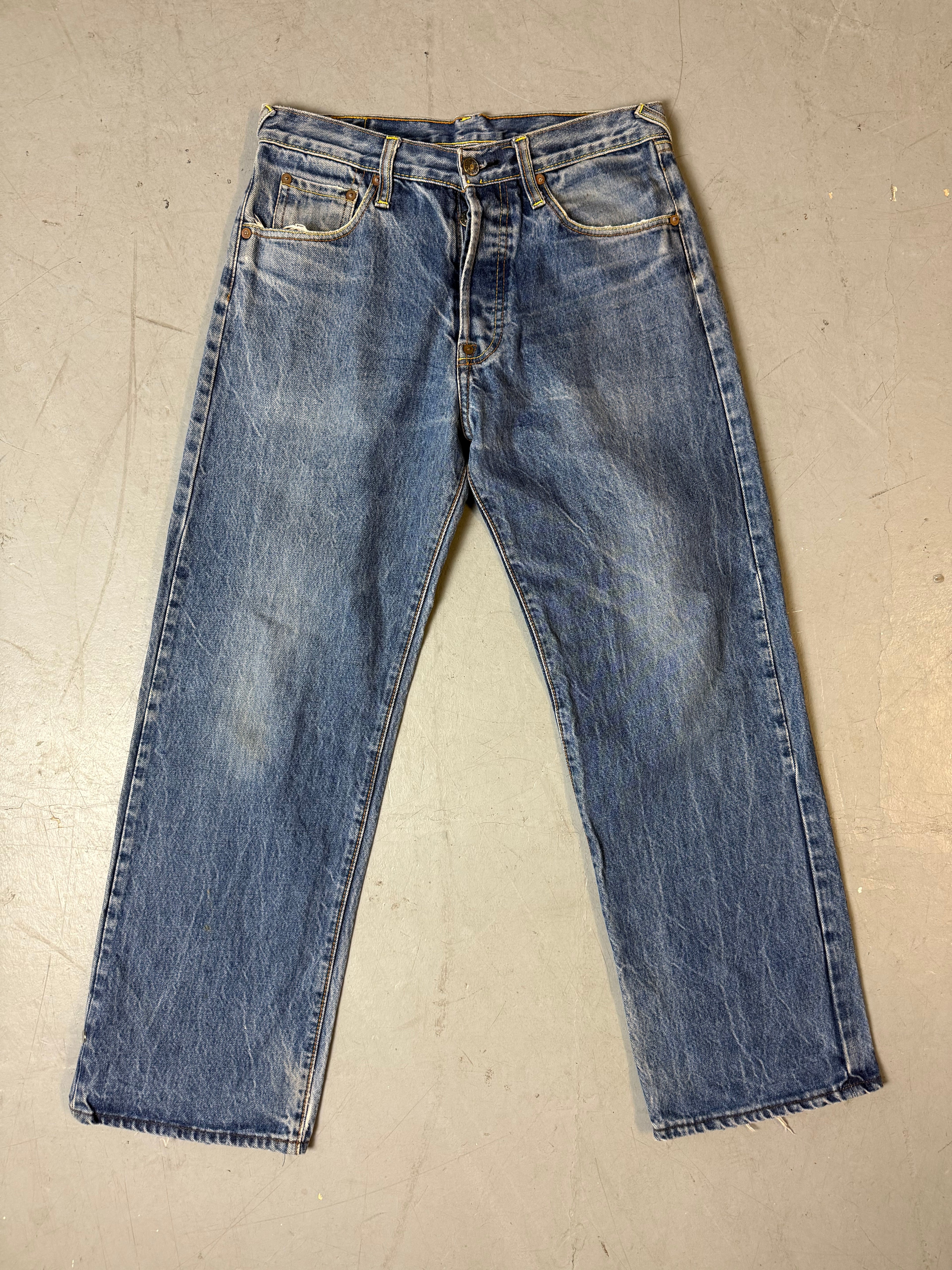 Vintage Evisu Wide Leg Jeans S/M