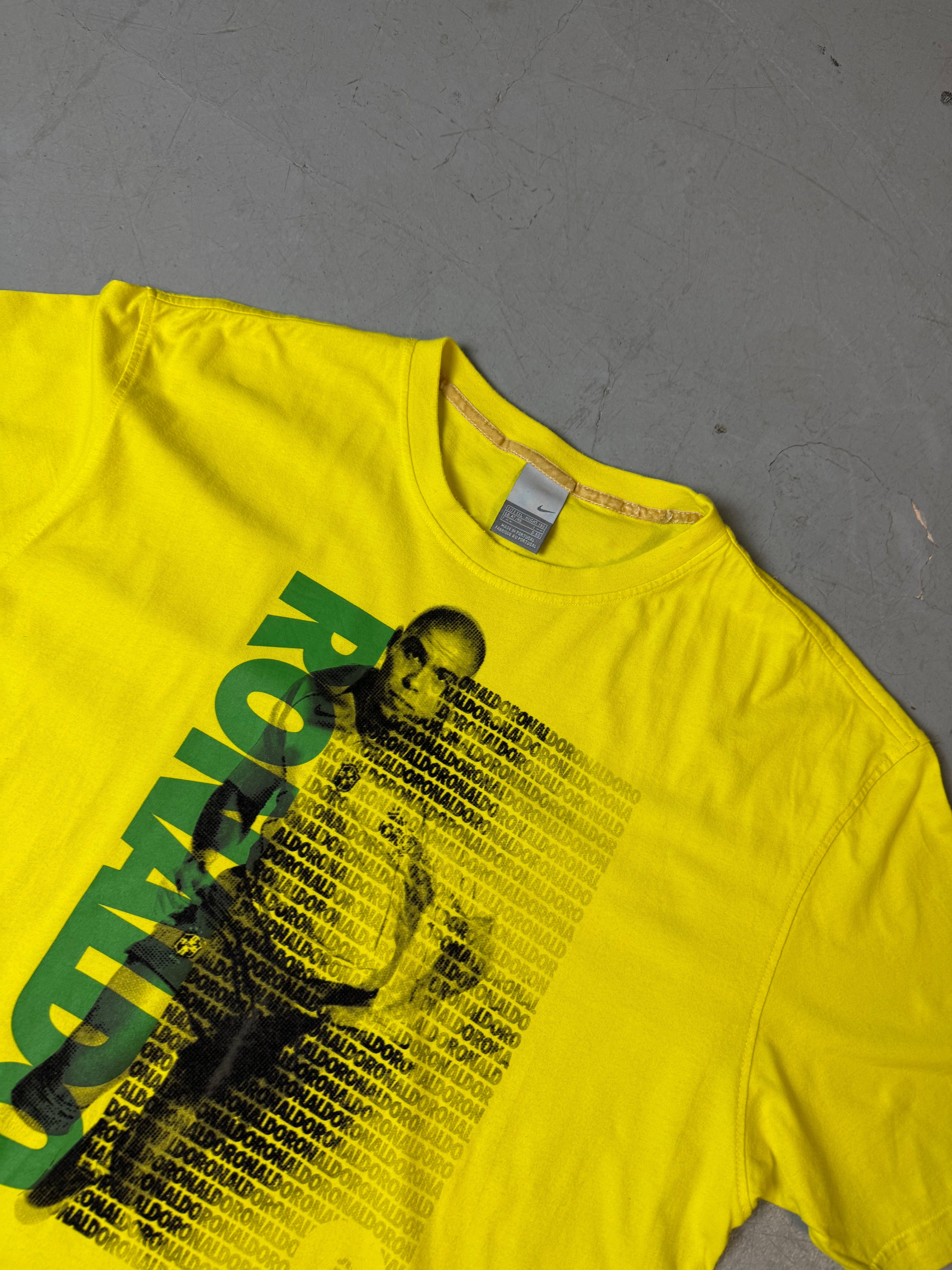 Vintage Nike Ronaldo Printed T-Shirt XXL