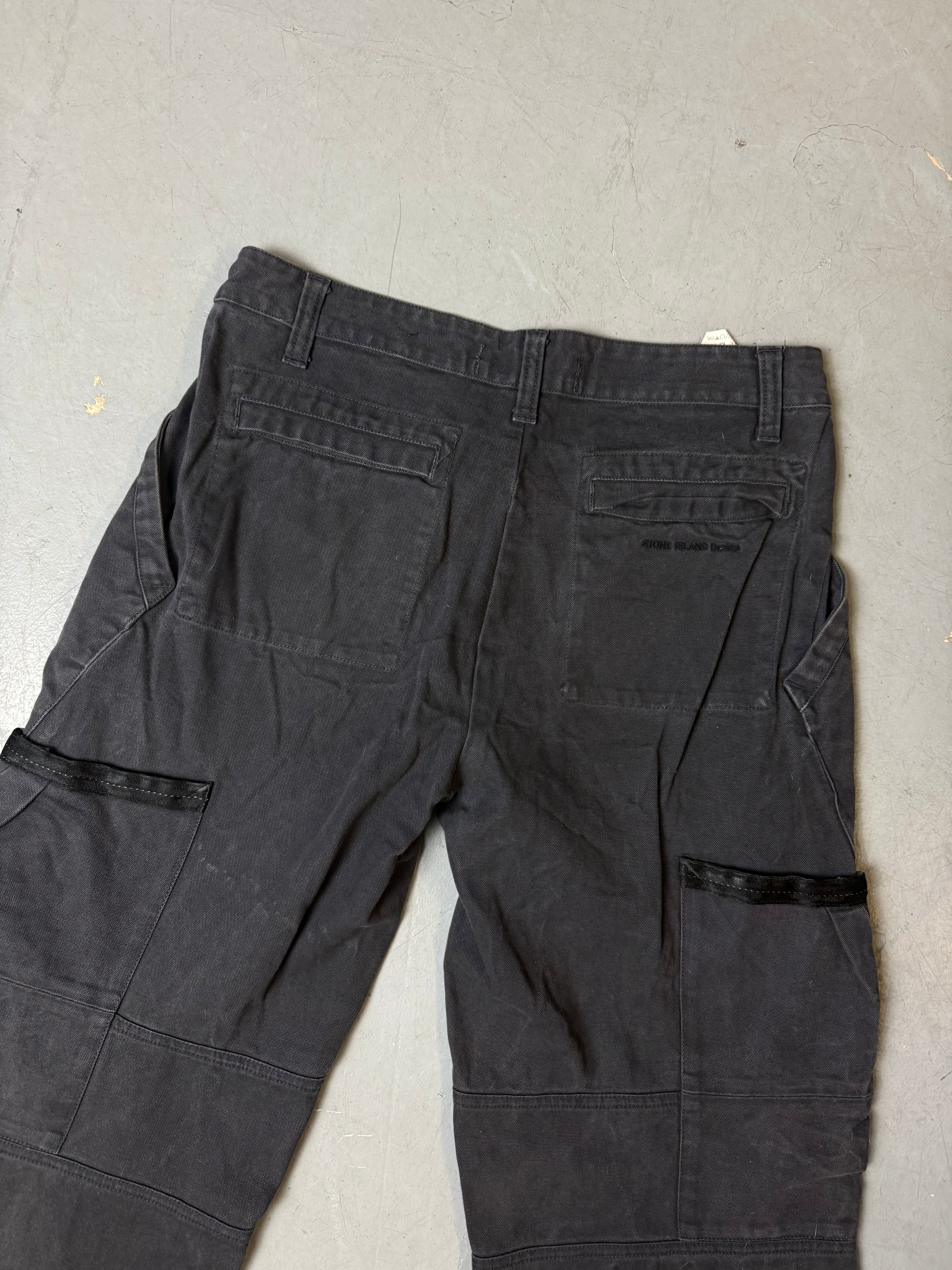 Vintage Stone Island Dark Grey Denim M