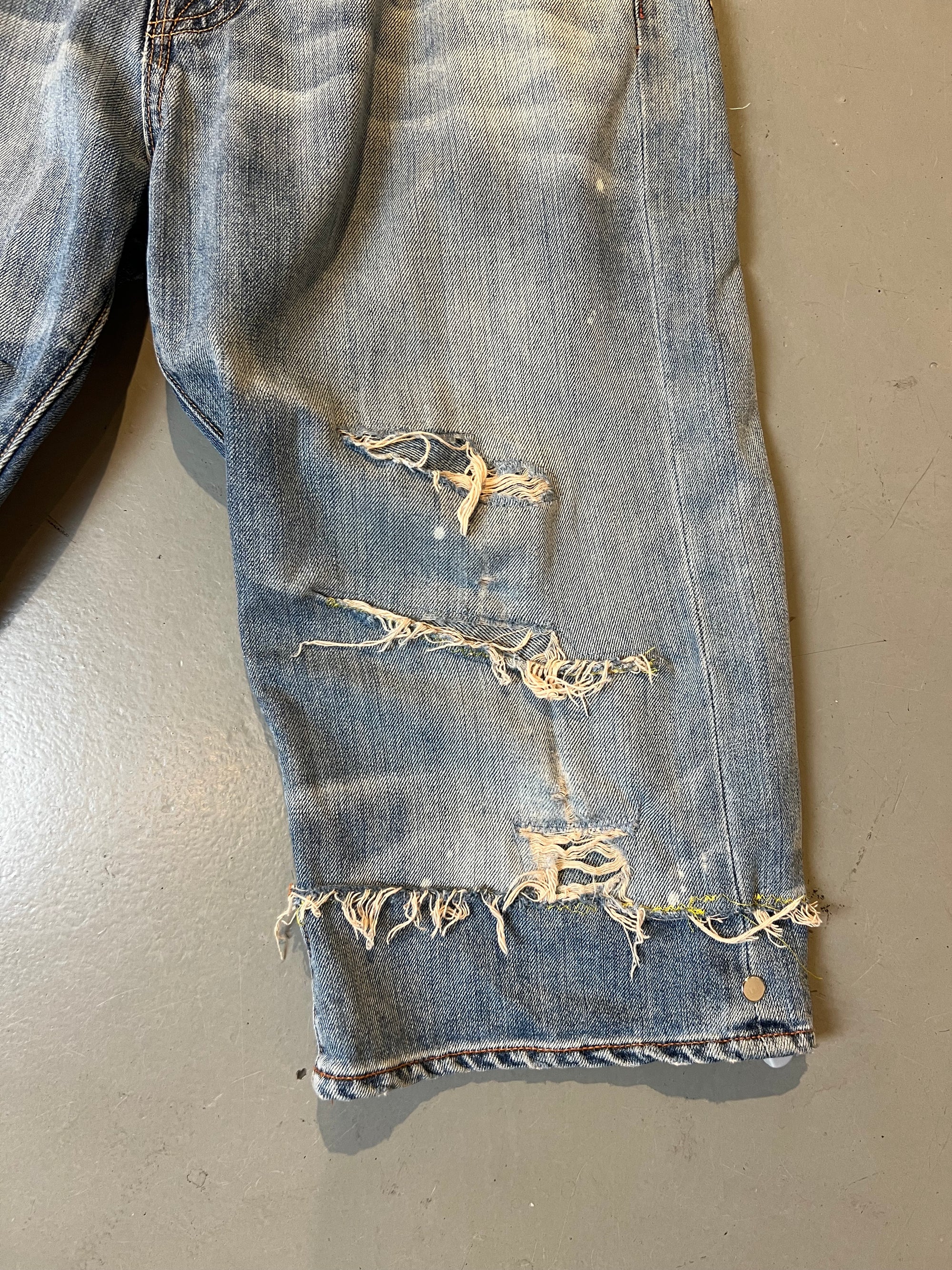 Vintage Ed Hardy Blue Jorts L