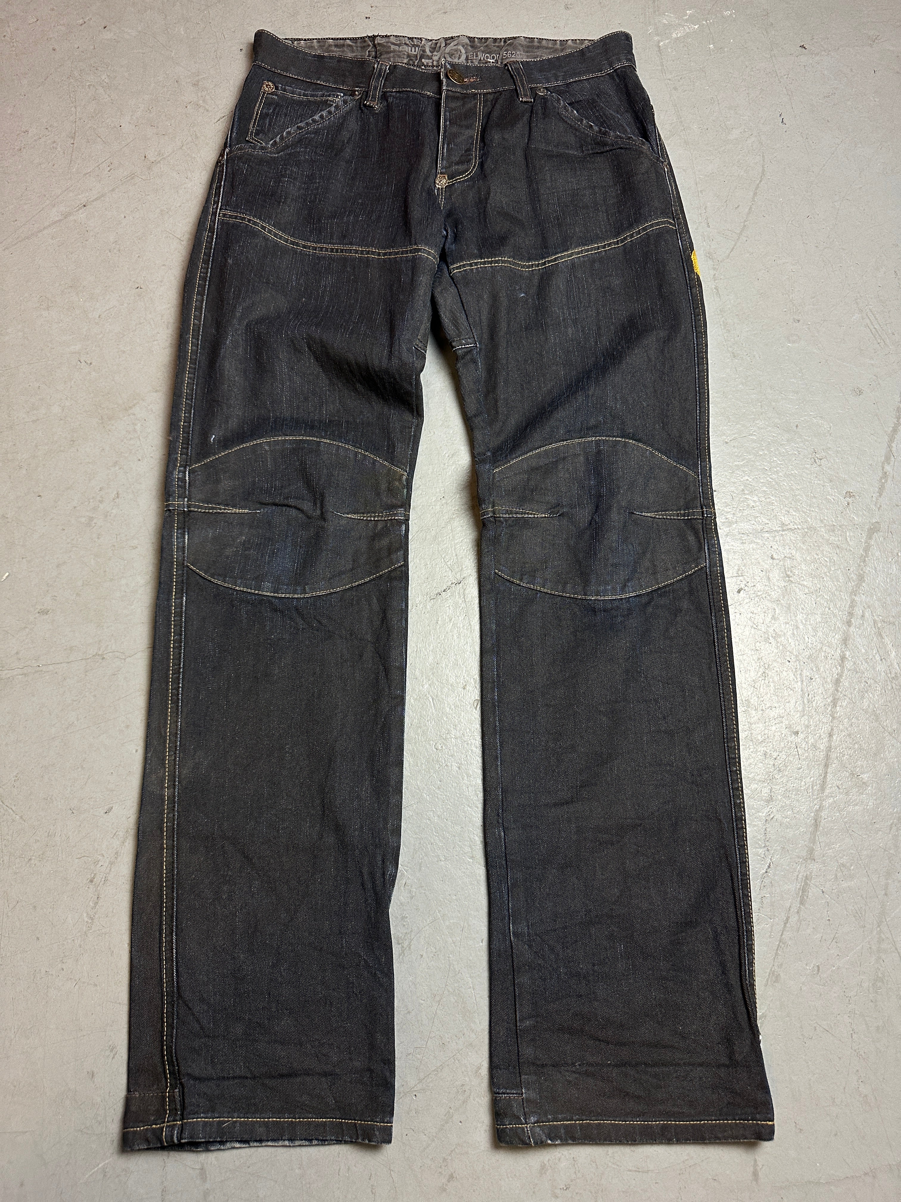Produktbild von Vintage Black G-Star Raw Waxed Denim von vorne