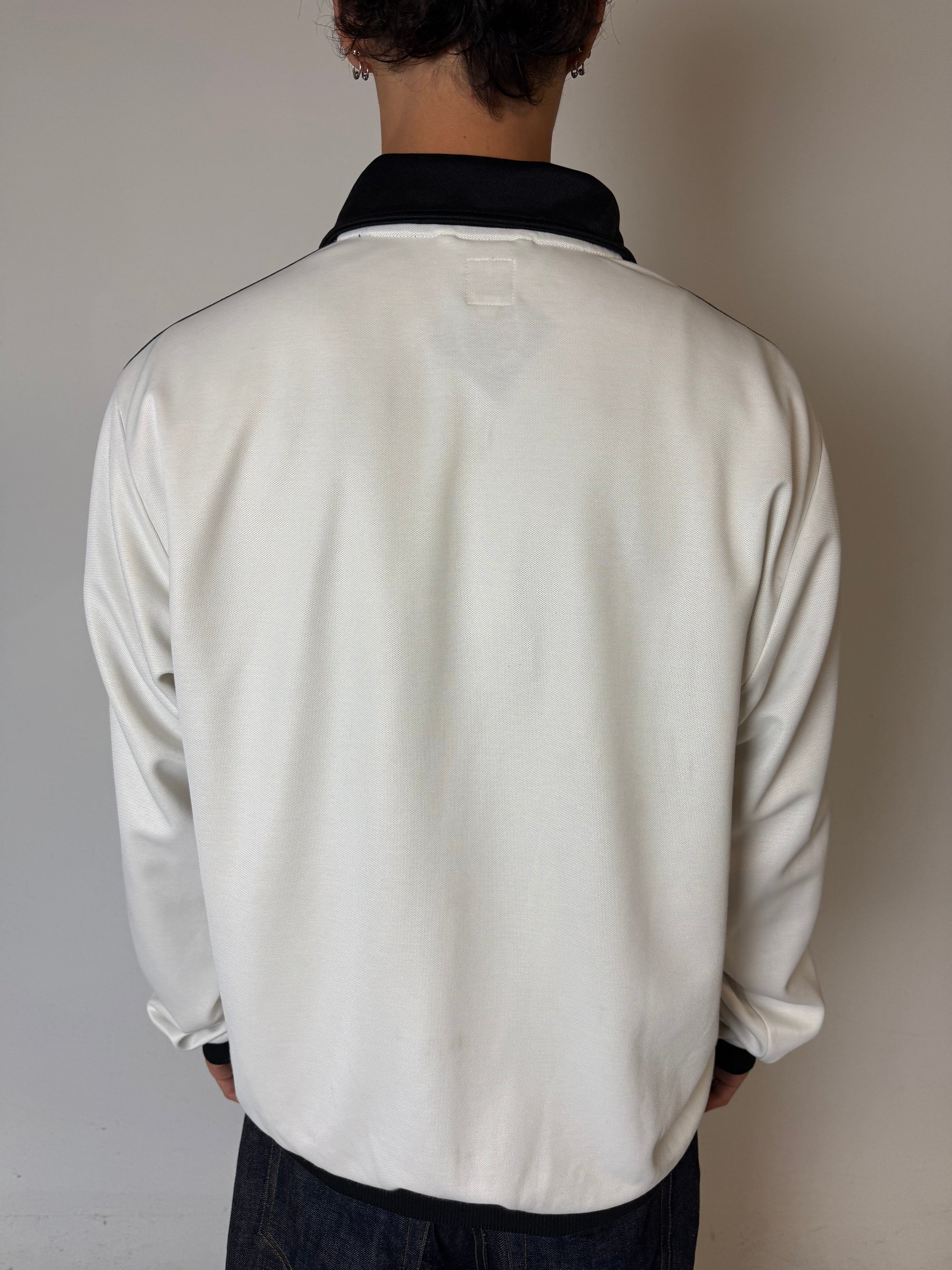 Vintage Adidas Black & White Trackjacket XL