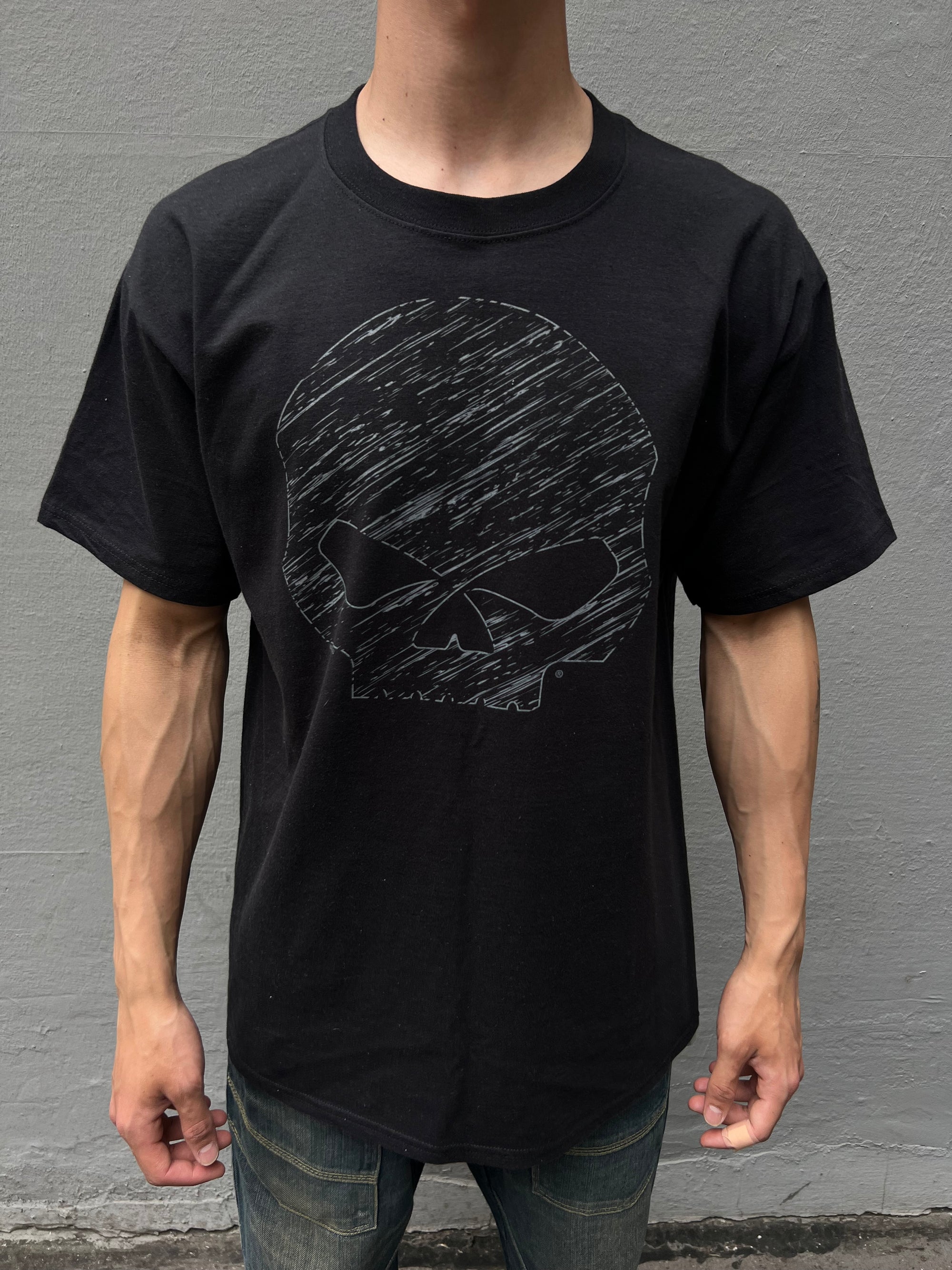 Vintage Harley Davidson Skull Tee L/XL