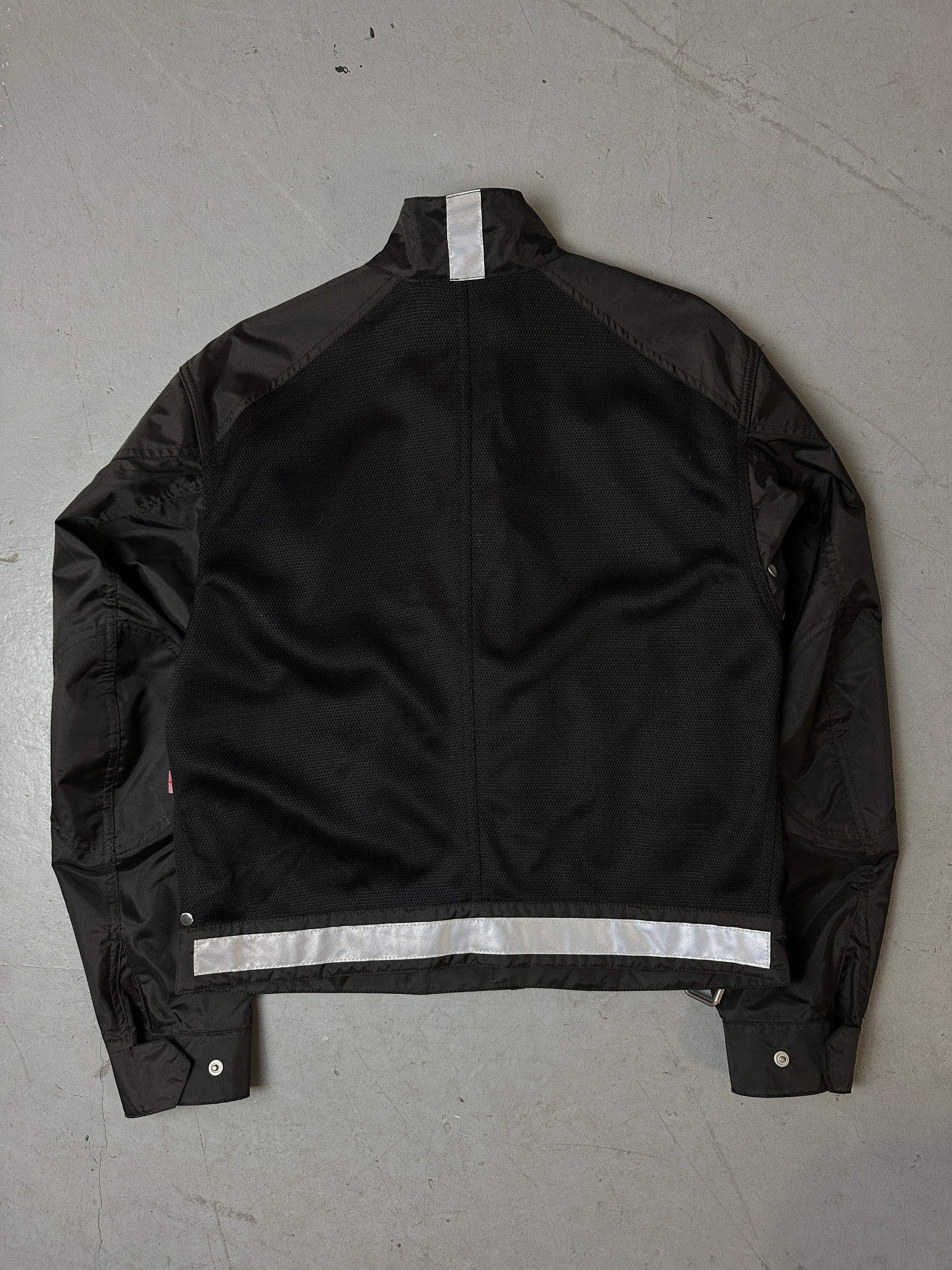 Produktbild von Vintage Black Belstaff Jacket M/L von hinten 