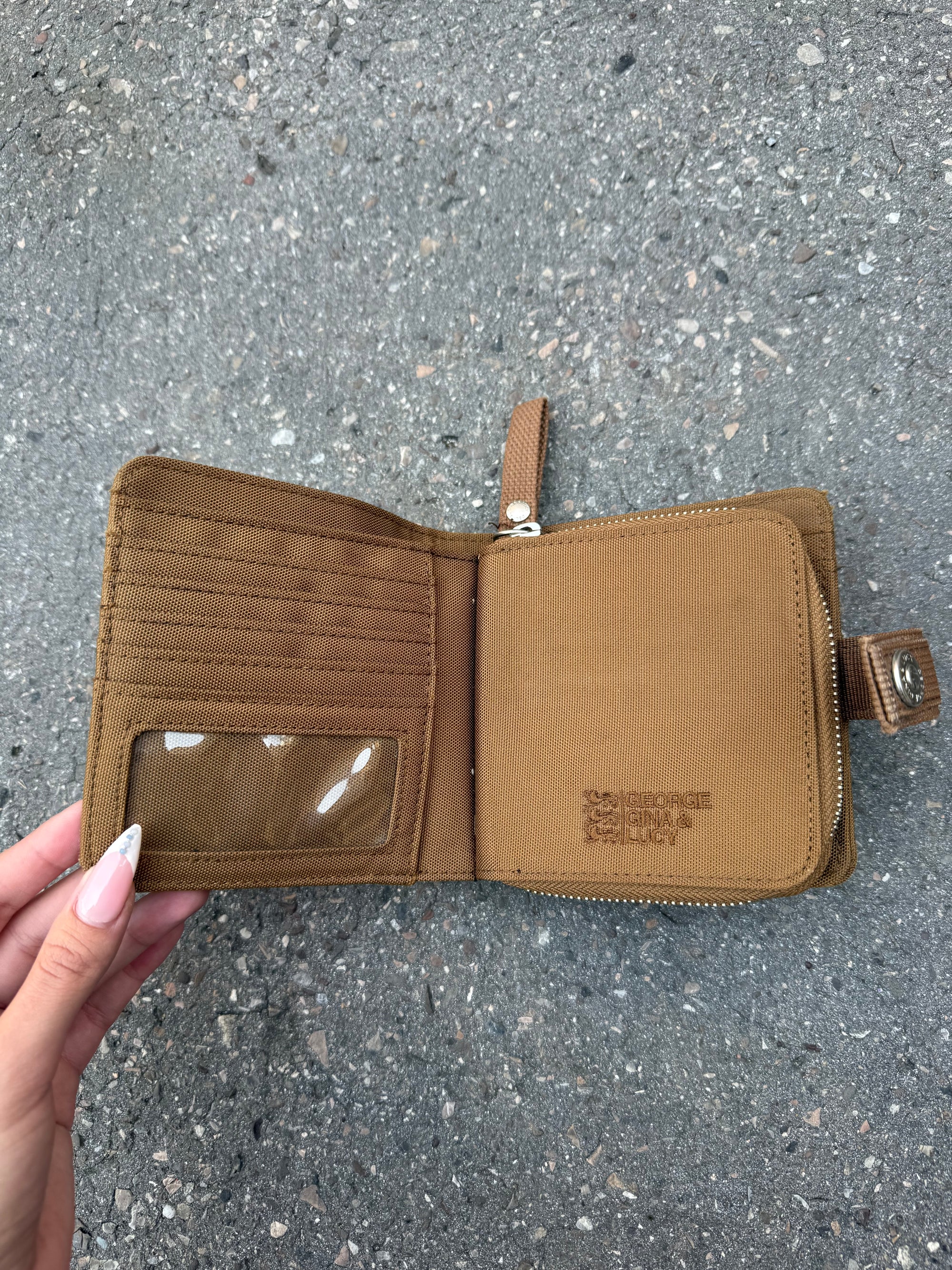 Vintage George Gina & Lucy Brown Wallet