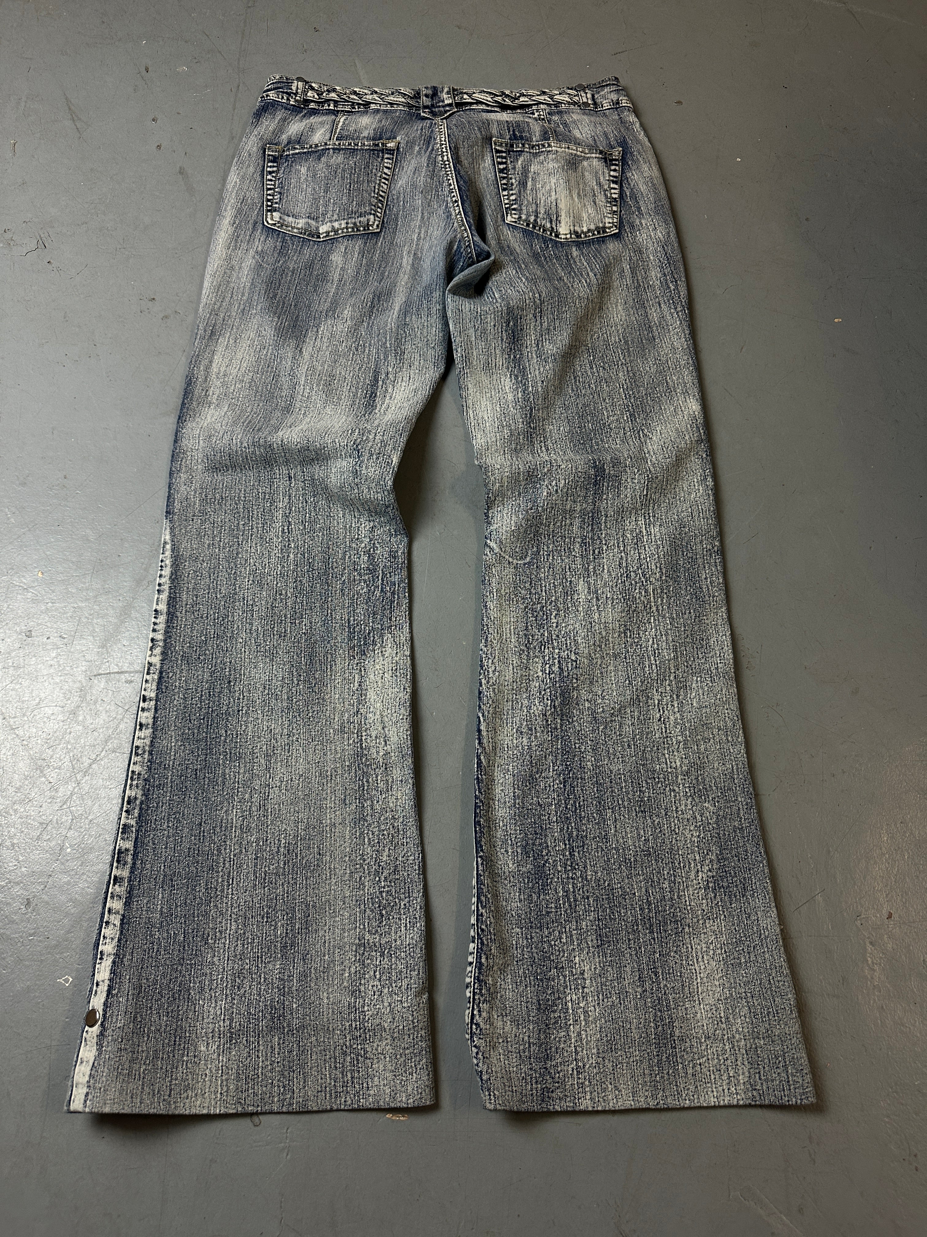 Produktbild von Vintage Braided Belt Denim von hinten