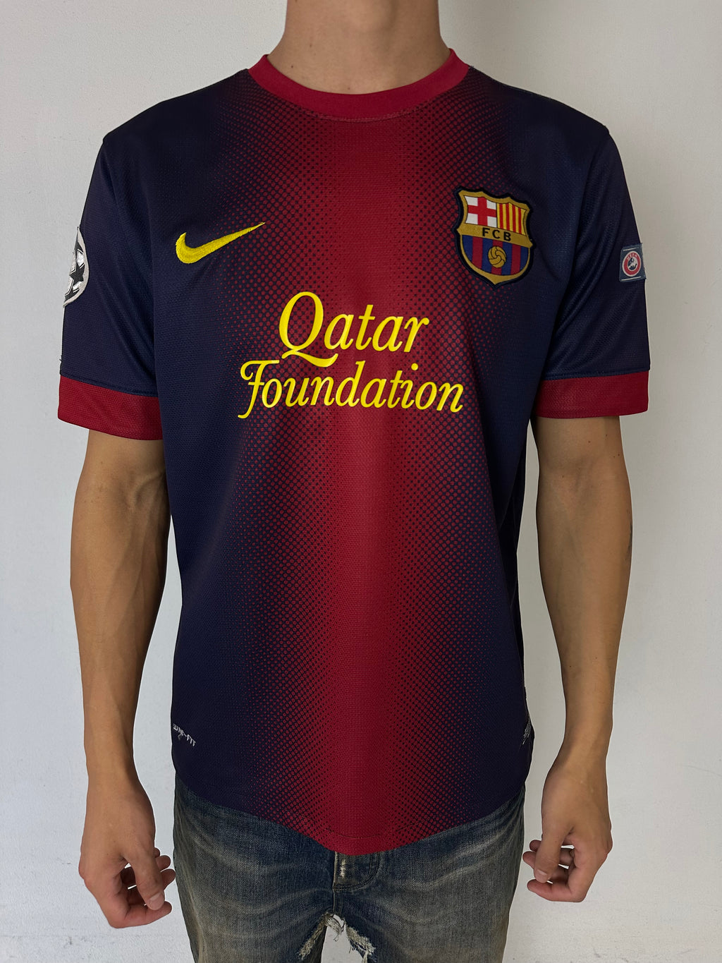 Vintage FCB Messi Jersey M/L