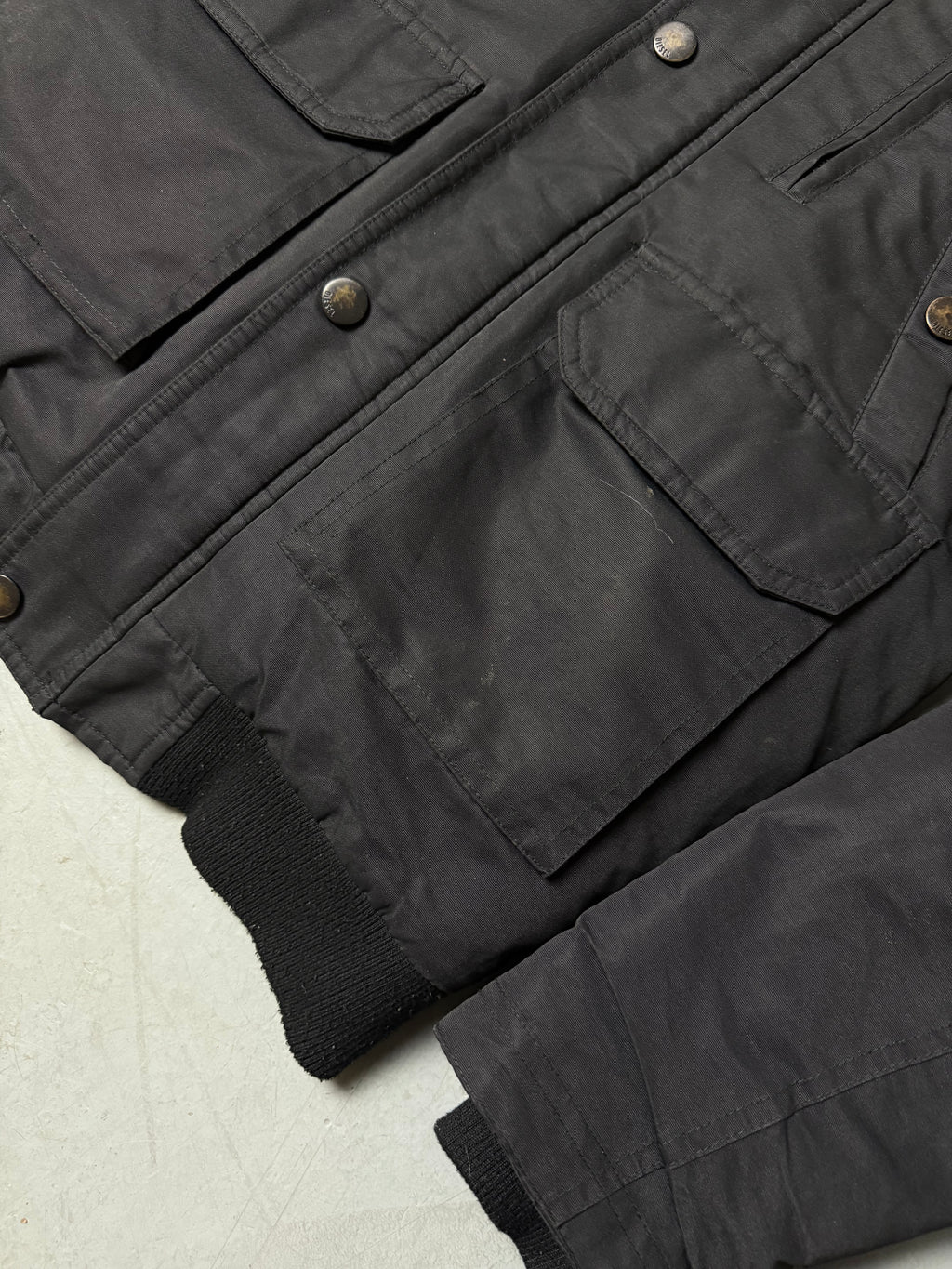 Vintage Diesel Black Puffer Jacket S/M