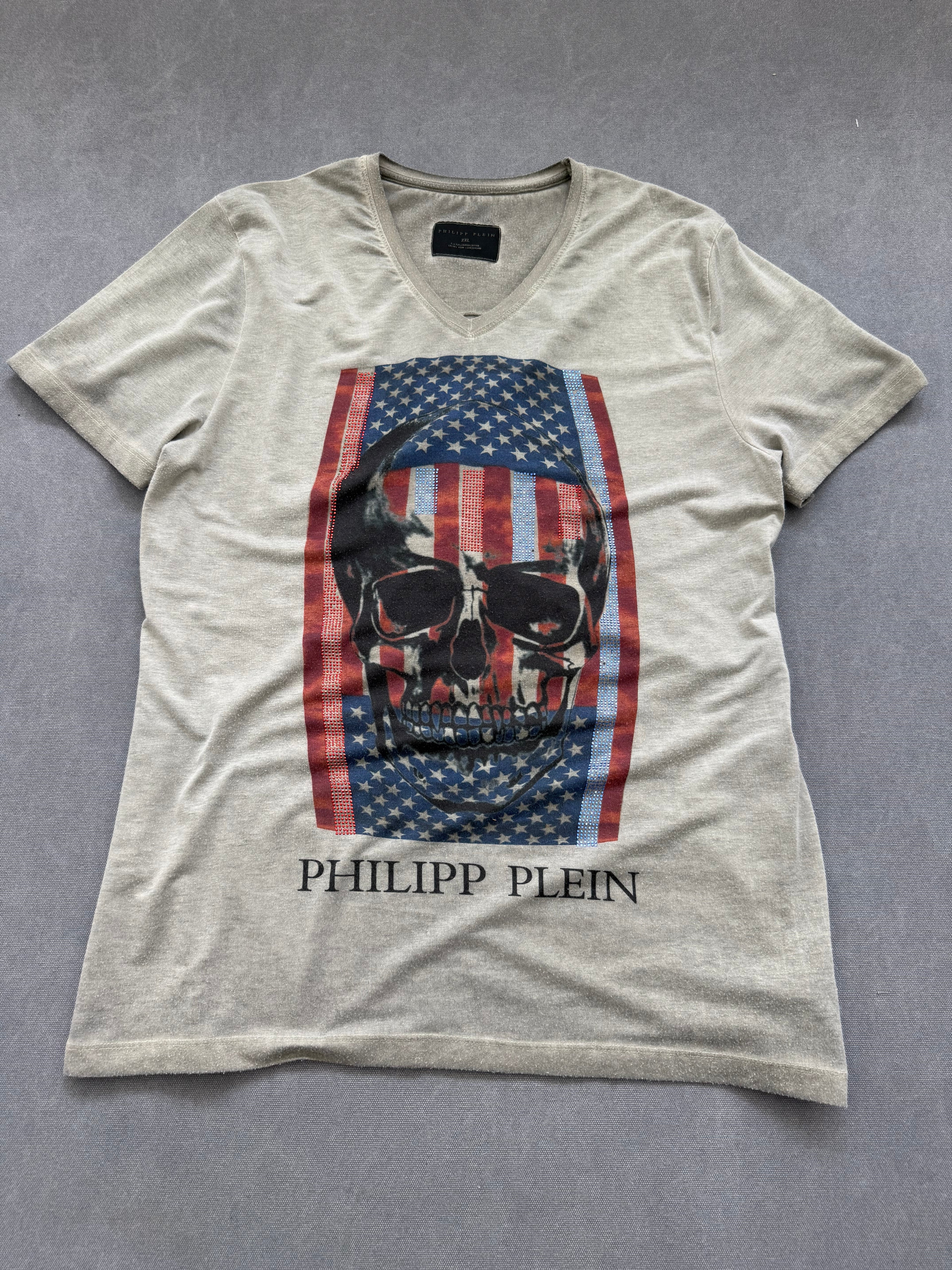 Vintage Vintage Philipp Plein T-Shirt für Herren. Y2K Second Hand 2000s Fashion 