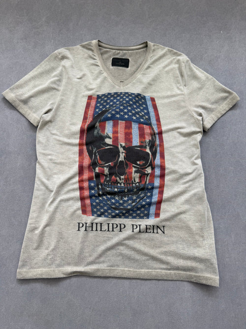 Vintage Vintage Philipp Plein T-Shirt für Herren. Y2K Second Hand 2000s Fashion 