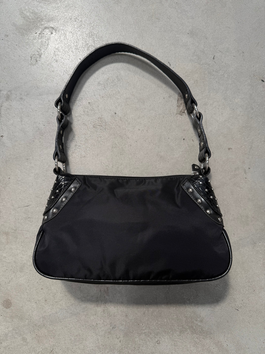 Vintage Roccobarocco Mini Bag with Silver Hardware