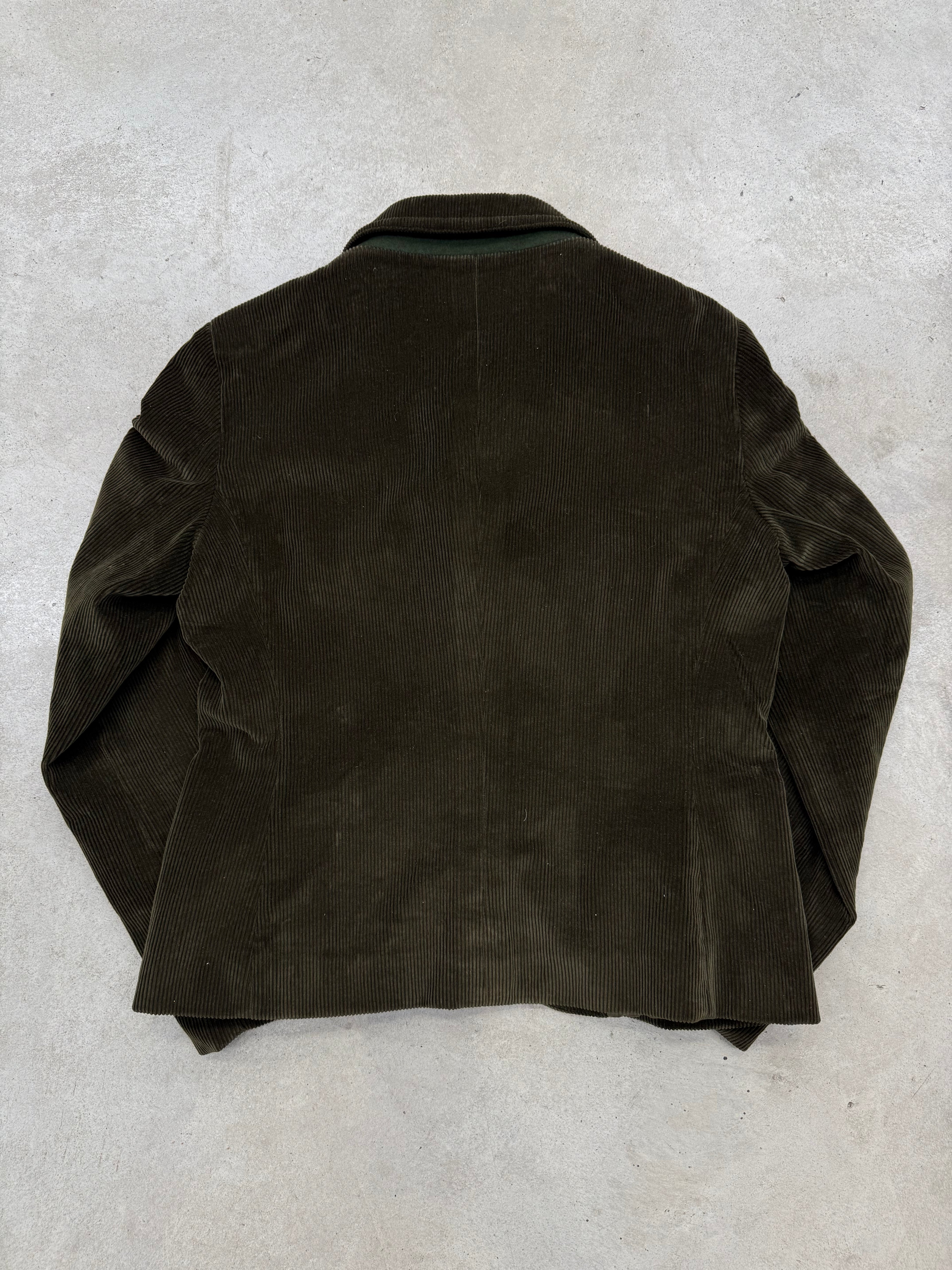 Vintage Moschino Green Cord Blazer M