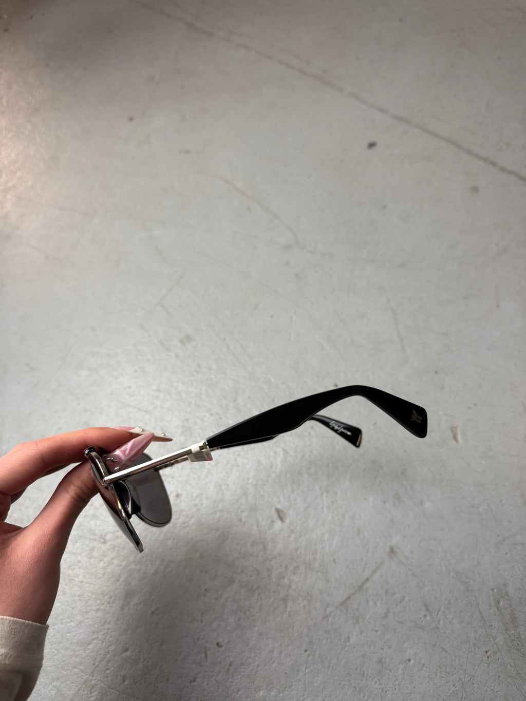 Yohji Yamamoto Black Sunglasses. Unisex. Y2K 2000s Fashion.