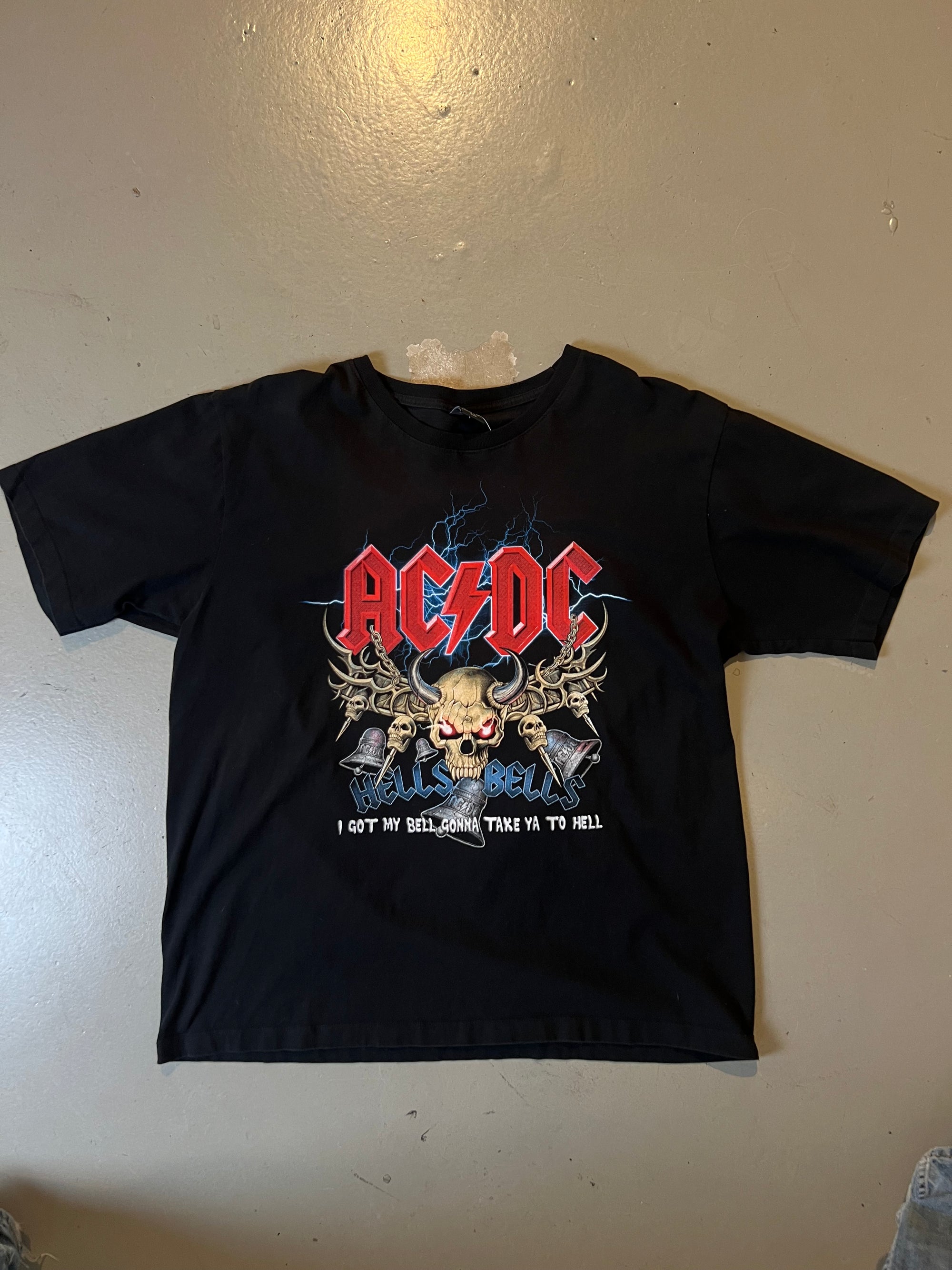 Vintage Black AC/DC Tee XL/XXL